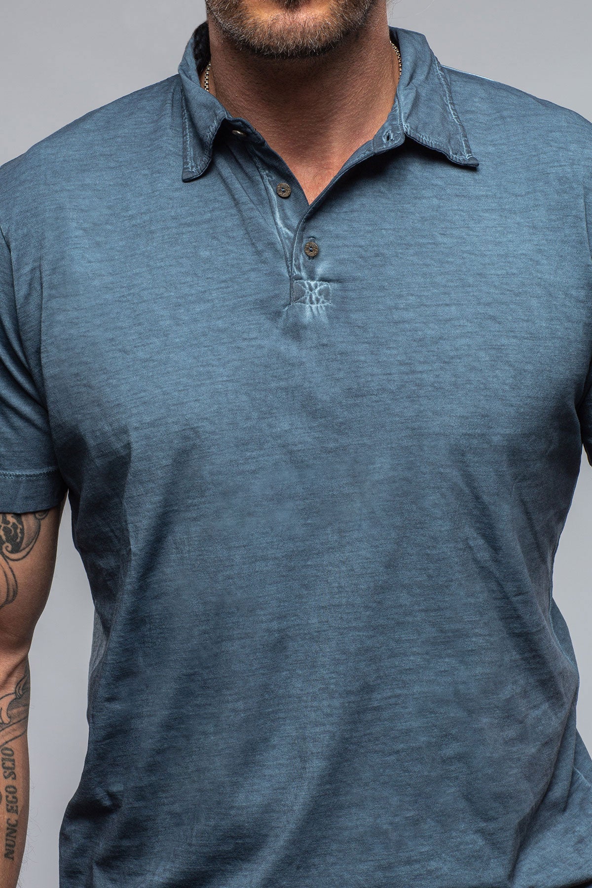 Soho Polo in Midnight Blue | Mens - Shirts - Polos | Gimo's Cotton