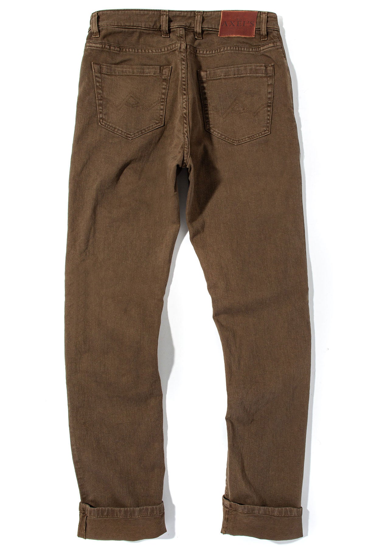 Taos Slim Cotton/Linen Denim in Liquirizia | Mens - Pants - 5 Pocket | Axel's Premium Denim