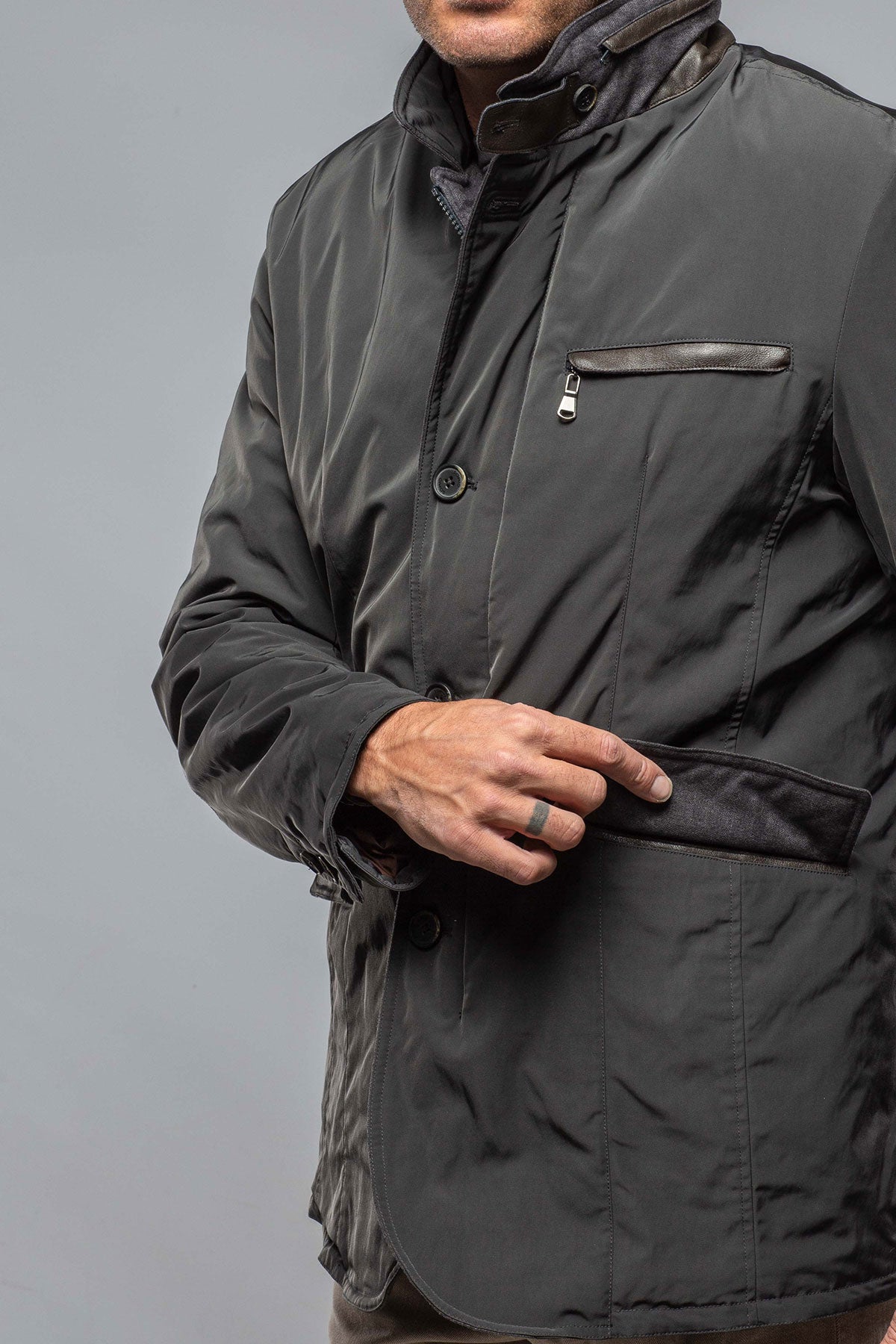 Wylie Insulated Shell In Slate | Warehouse - Mens - Outerwear - Cloth | Gimo's