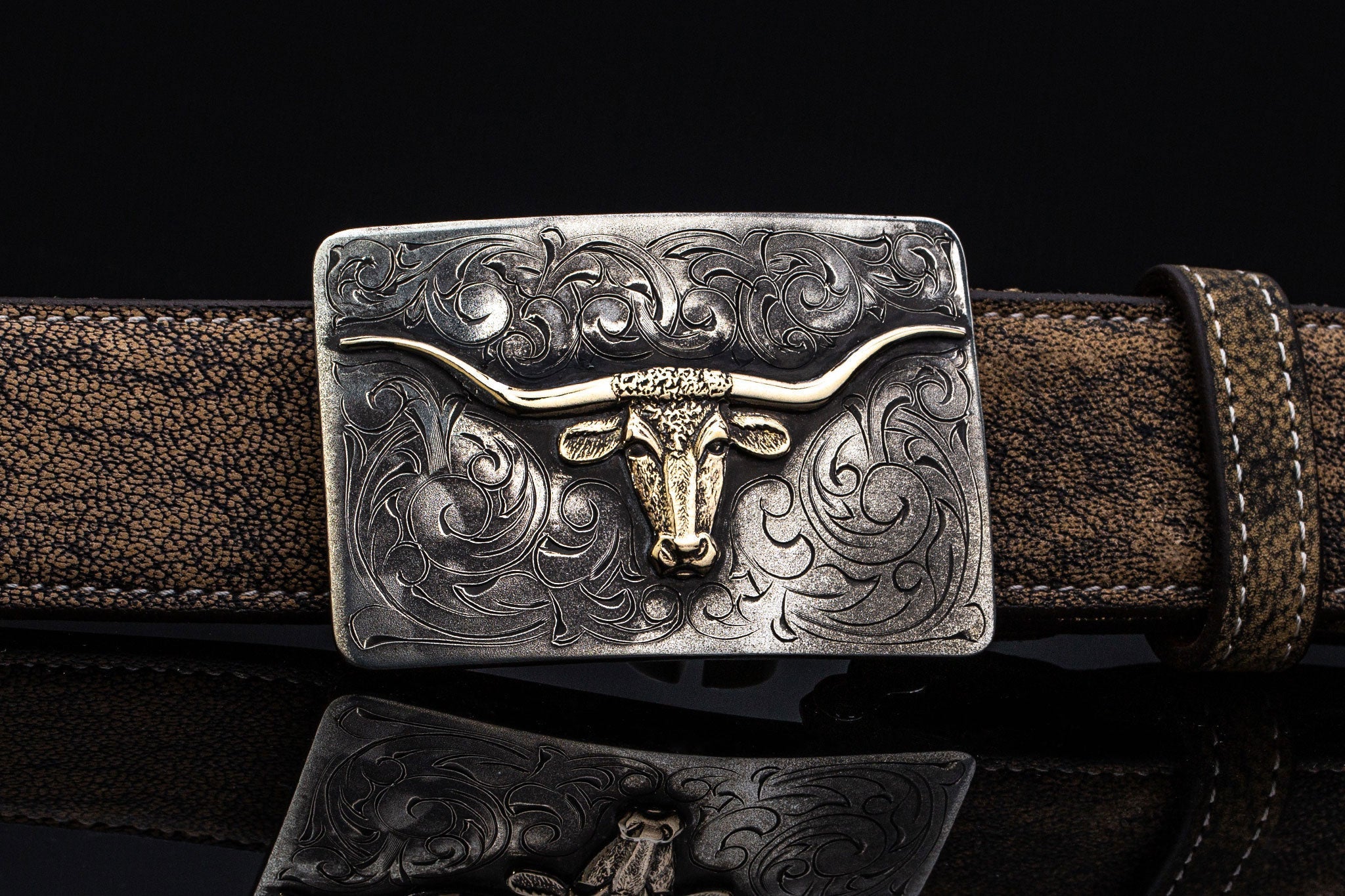 McCreedy Longhorn | Belts And Buckles - Trophy | American Buckle Collection