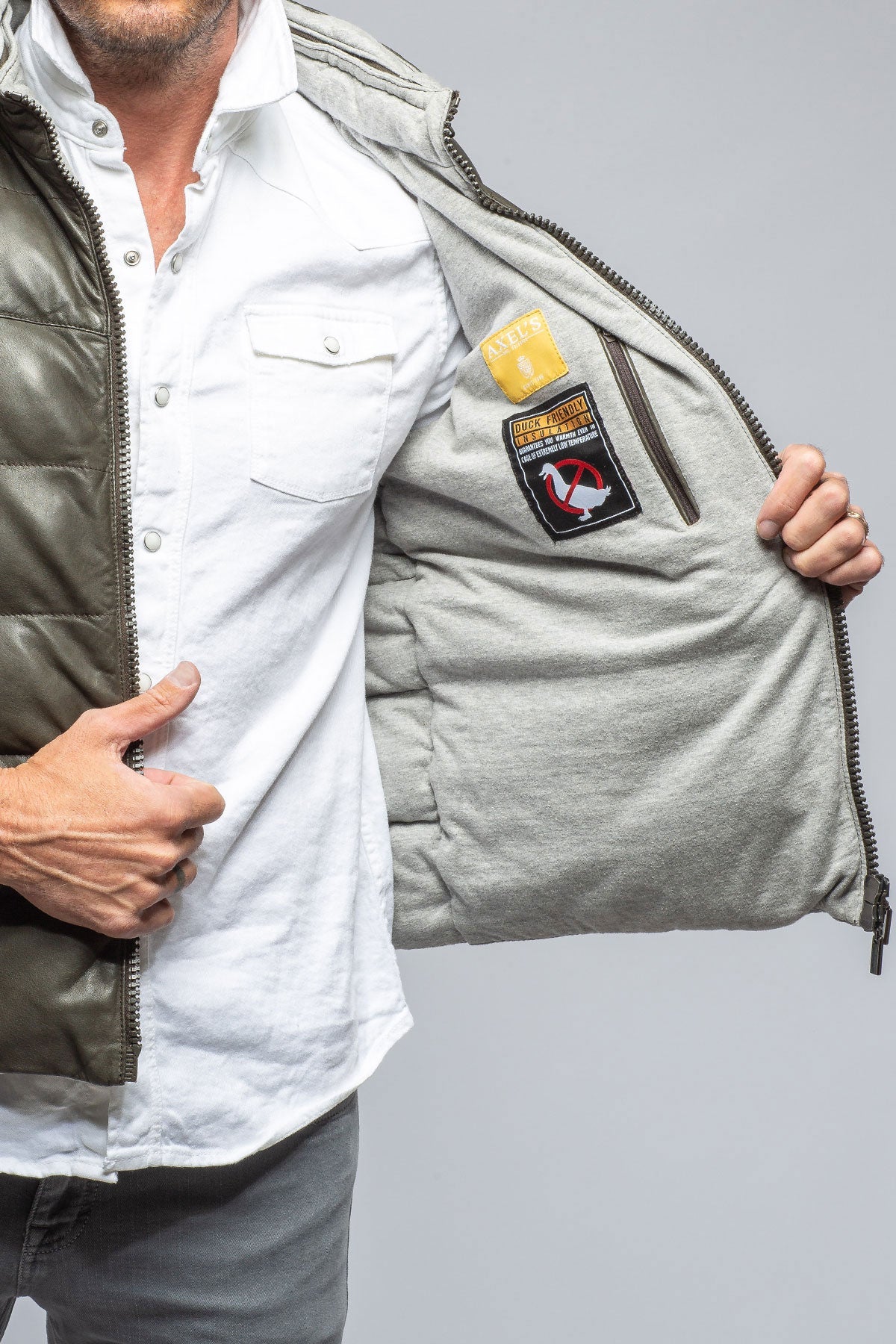 St. Anton Leather Puffer | Mens - Outerwear - Leather | Gimo's