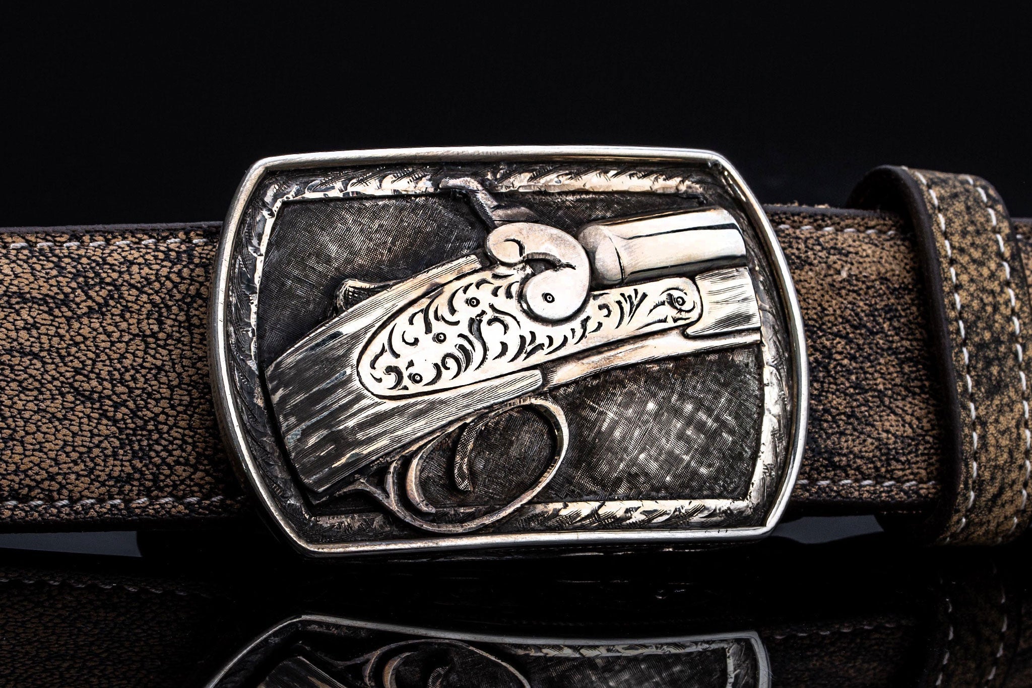 Halogen Double Barrel E | Belts And Buckles - Trophy | American Buckle