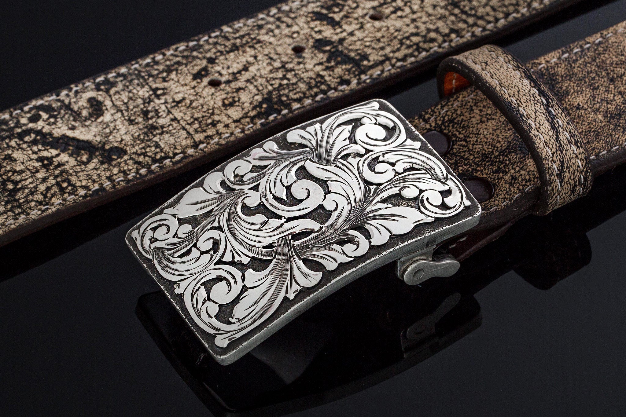 AO Hawes Swirl Belt Buckle | Belts And Buckles - Trophy | American Buckle