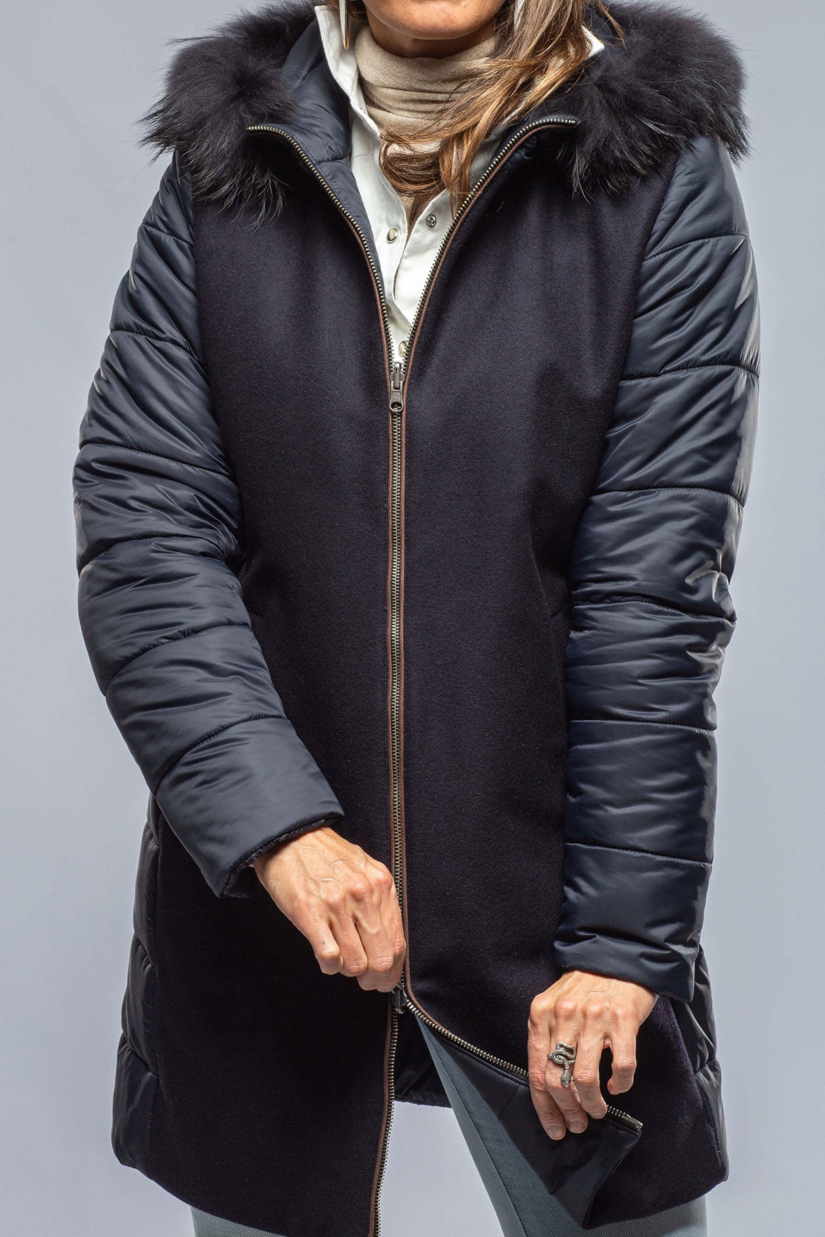 Candice Wool/Cashmere Reversible Coat | Warehouse - Ladies - Outerwear - Cloth | Gimo's