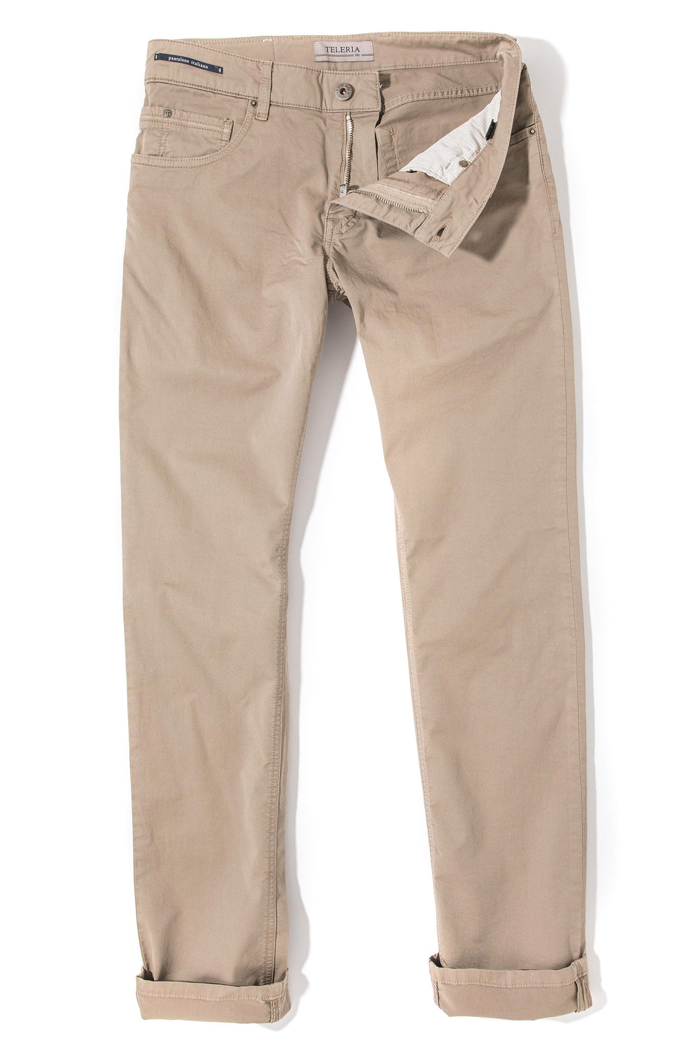Fowler Ultralight Performance Pant In Tortora | Mens - Pants - 5 Pocket | Teleria Zed