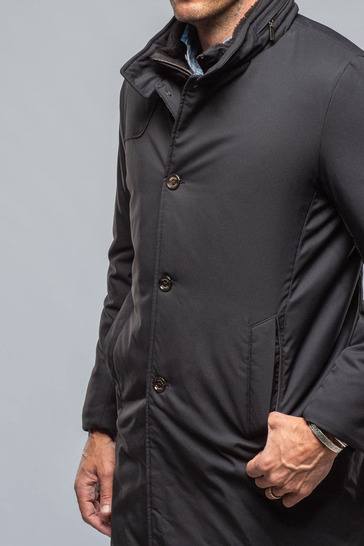 Fairmont Performance Overcoat In Charcoal | Warehouse - Mens - Outerwear - Cloth | Gimo's