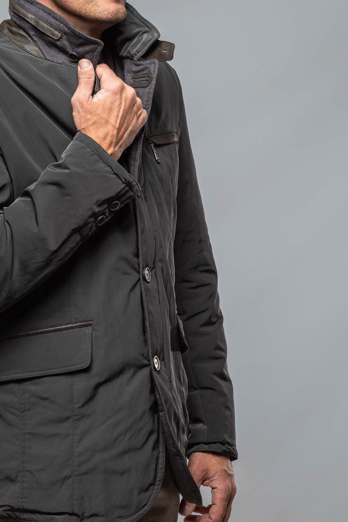 Wylie Insulated Shell In Slate | Warehouse - Mens - Outerwear - Cloth | Gimo's