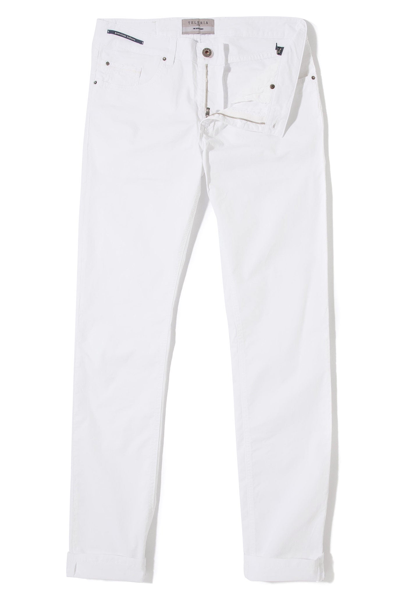 Fowler Ultralight Performance Pant In Bianco | Mens - Pants - 5 Pocket | Teleria Zed