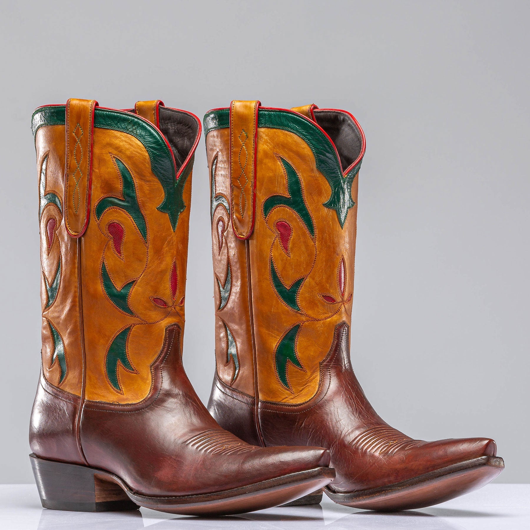 Ranch Hand Vintage Inlaid Boots | Mens - Cowboy Boots | Stallion Boots