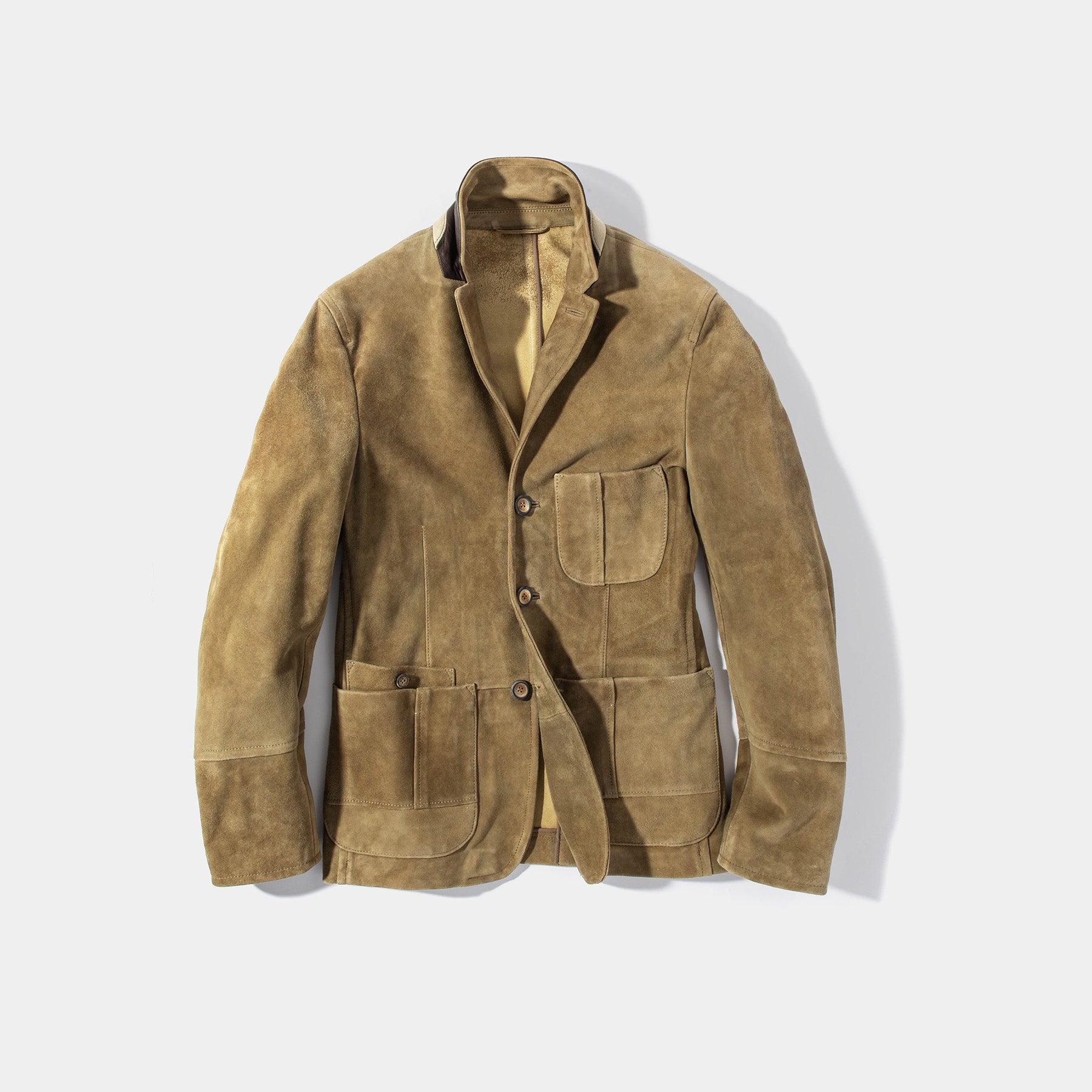 Ronny Suede Blazer in Farn | Mens - Outerwear - Leather | Meindl