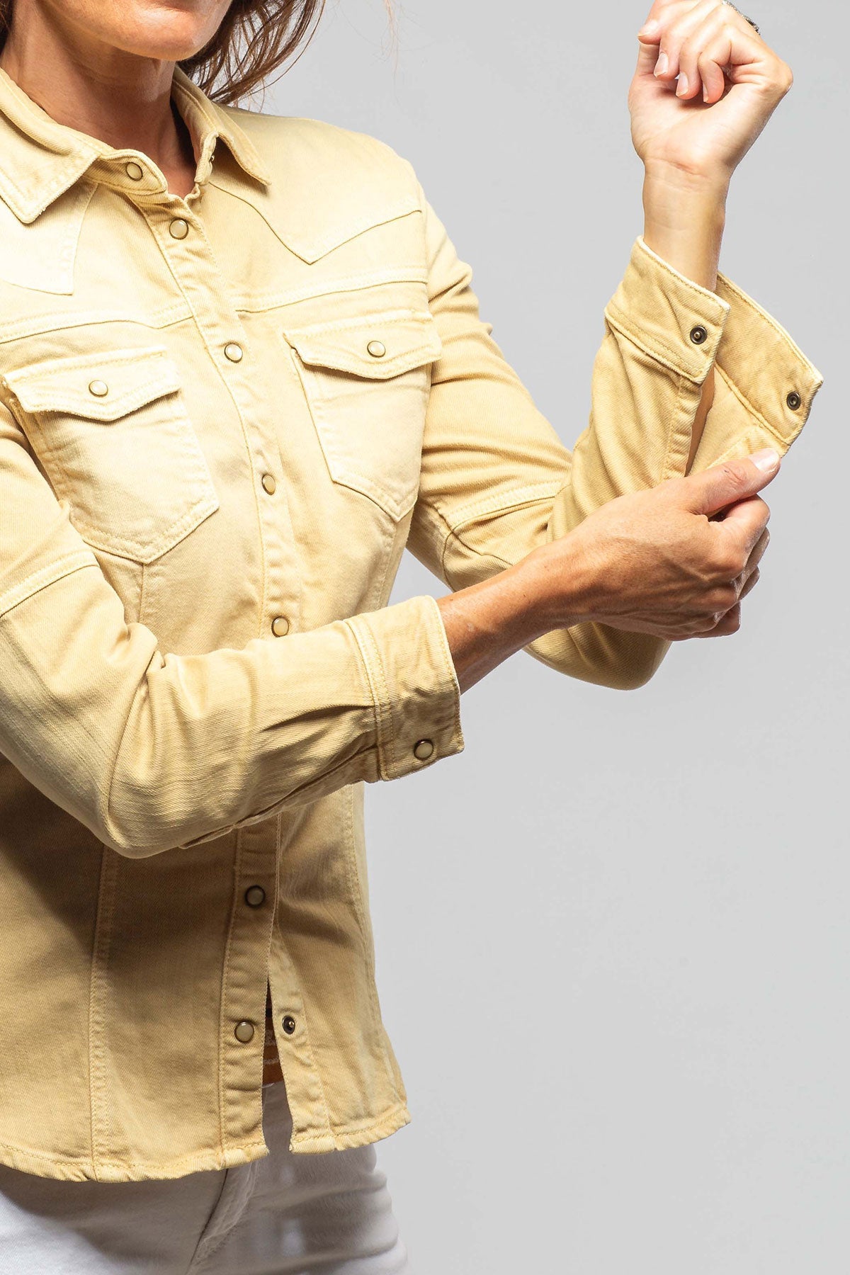 Sweetwater Denim Shirt in Lemon - AXEL'S