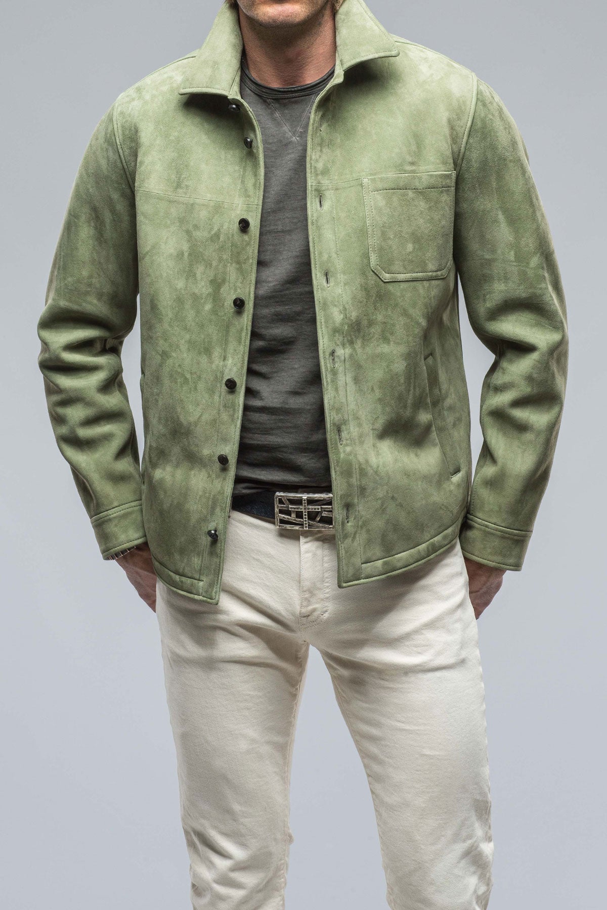 Hayden Suede Jacket | Mens - Outerwear - Leather | Baldassari