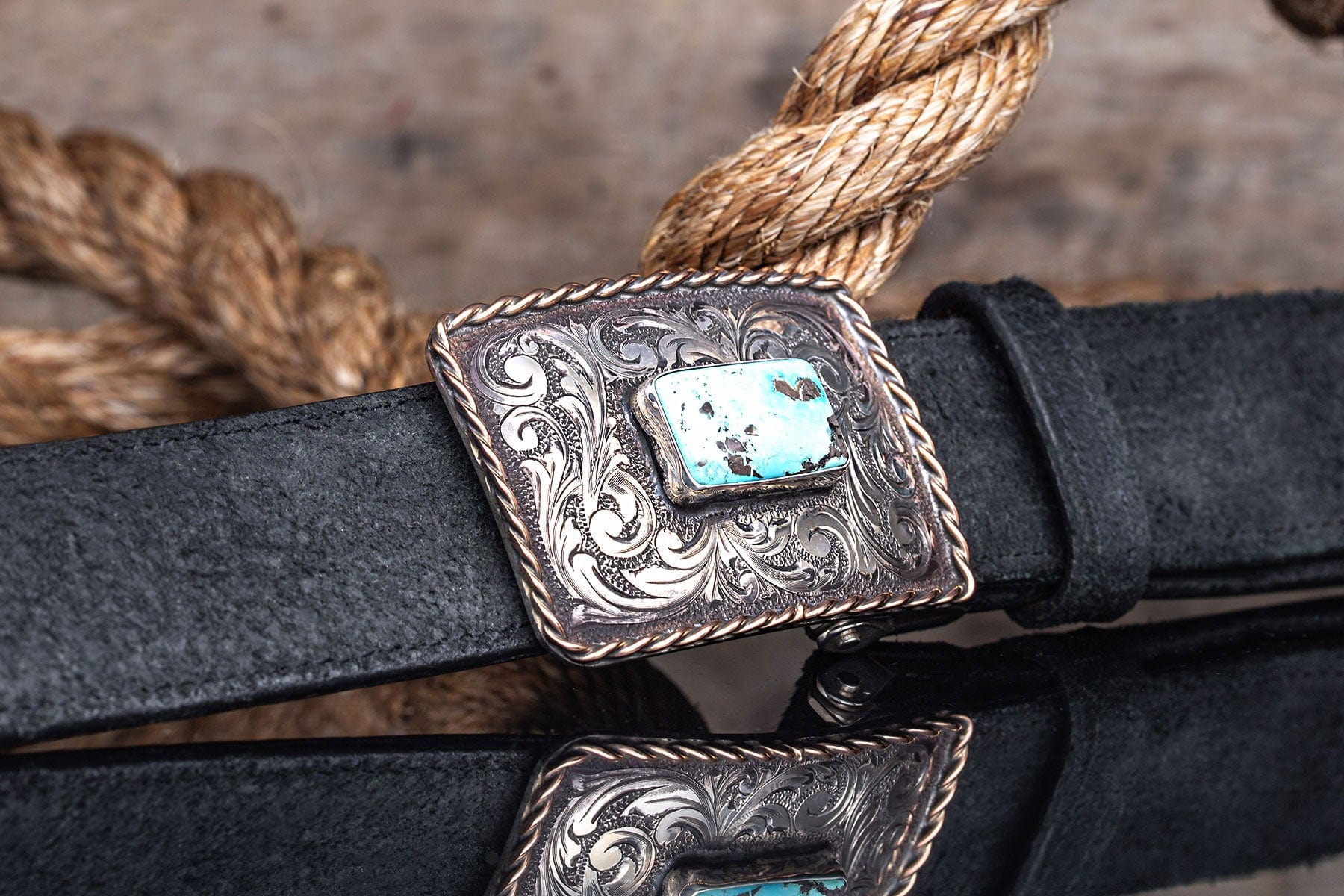American Turquoise Trophy Buckle - AXEL'S