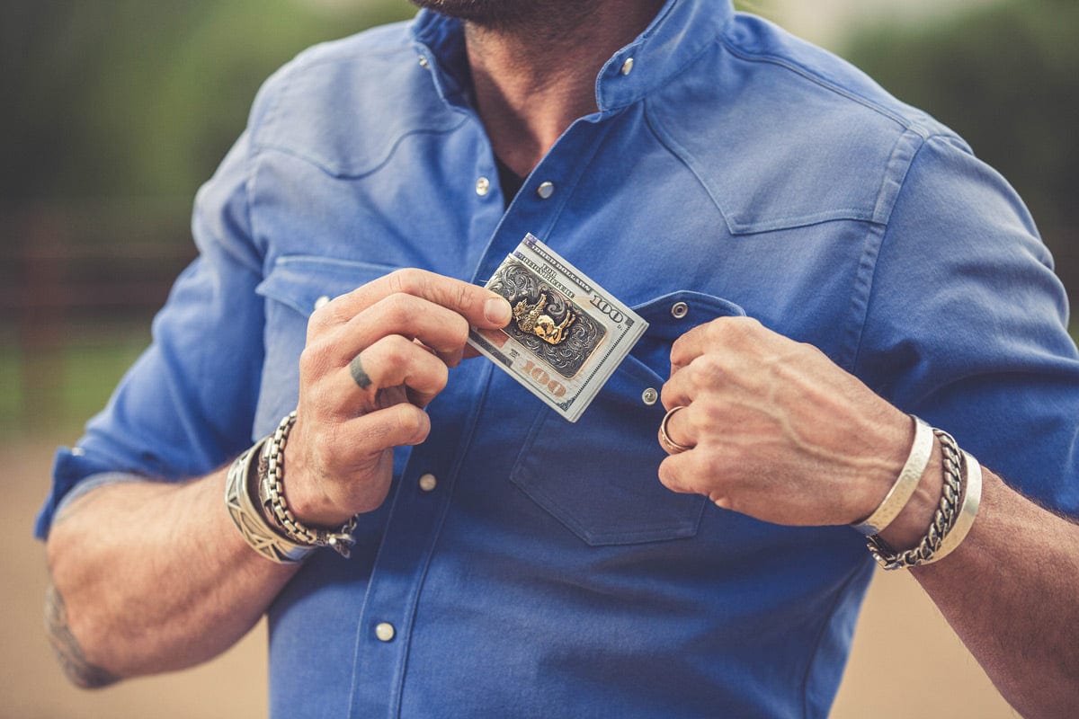 Austin 14k Buffalo Money Clip - AXEL'S