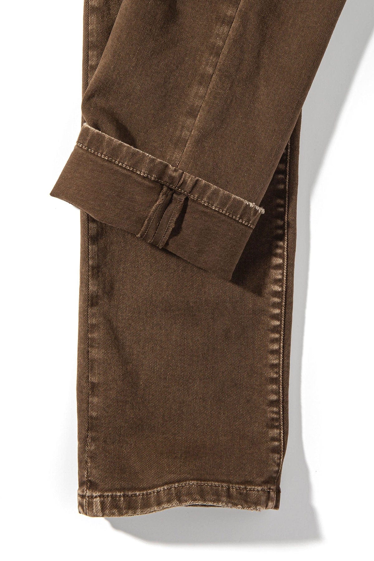 Silverton Worn-In Slim Straight Denim In Liquirizia - AXEL'S