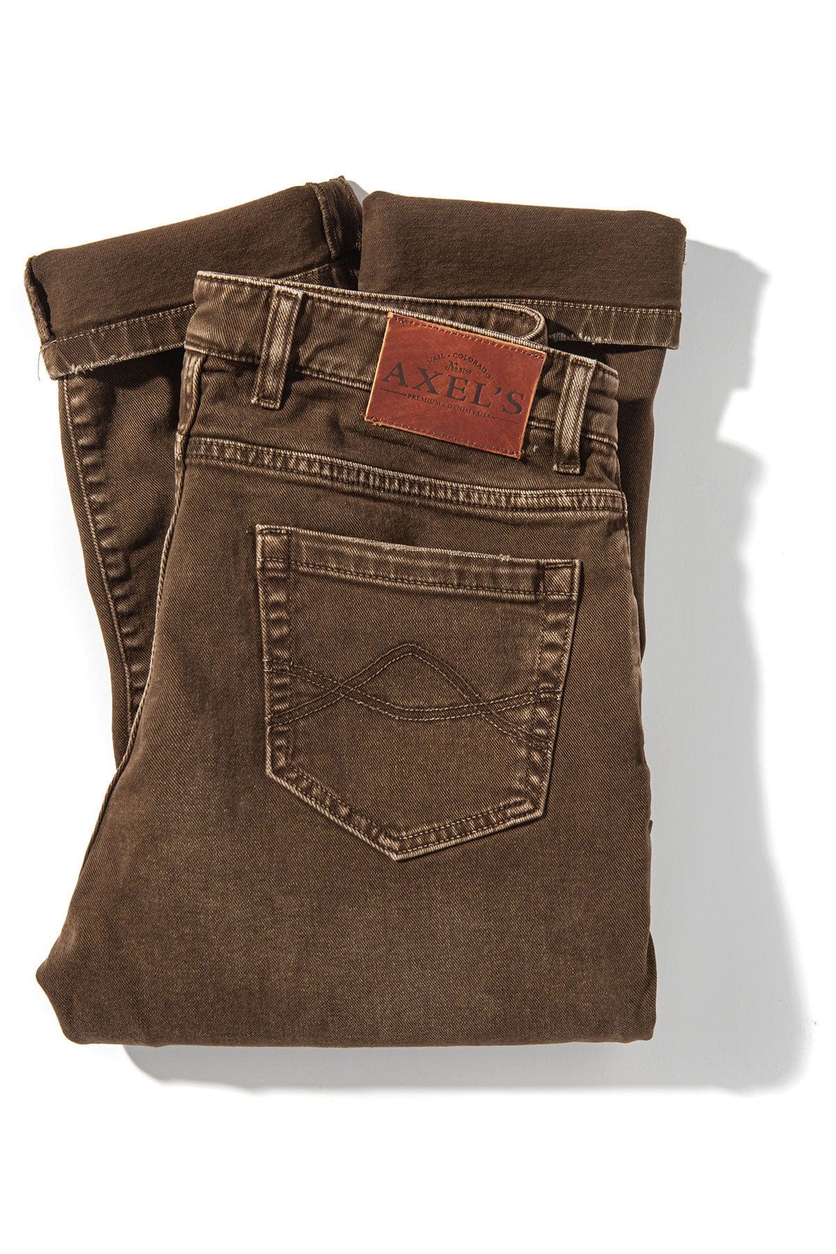 Silverton Worn-In Slim Straight Denim In Liquirizia - AXEL'S