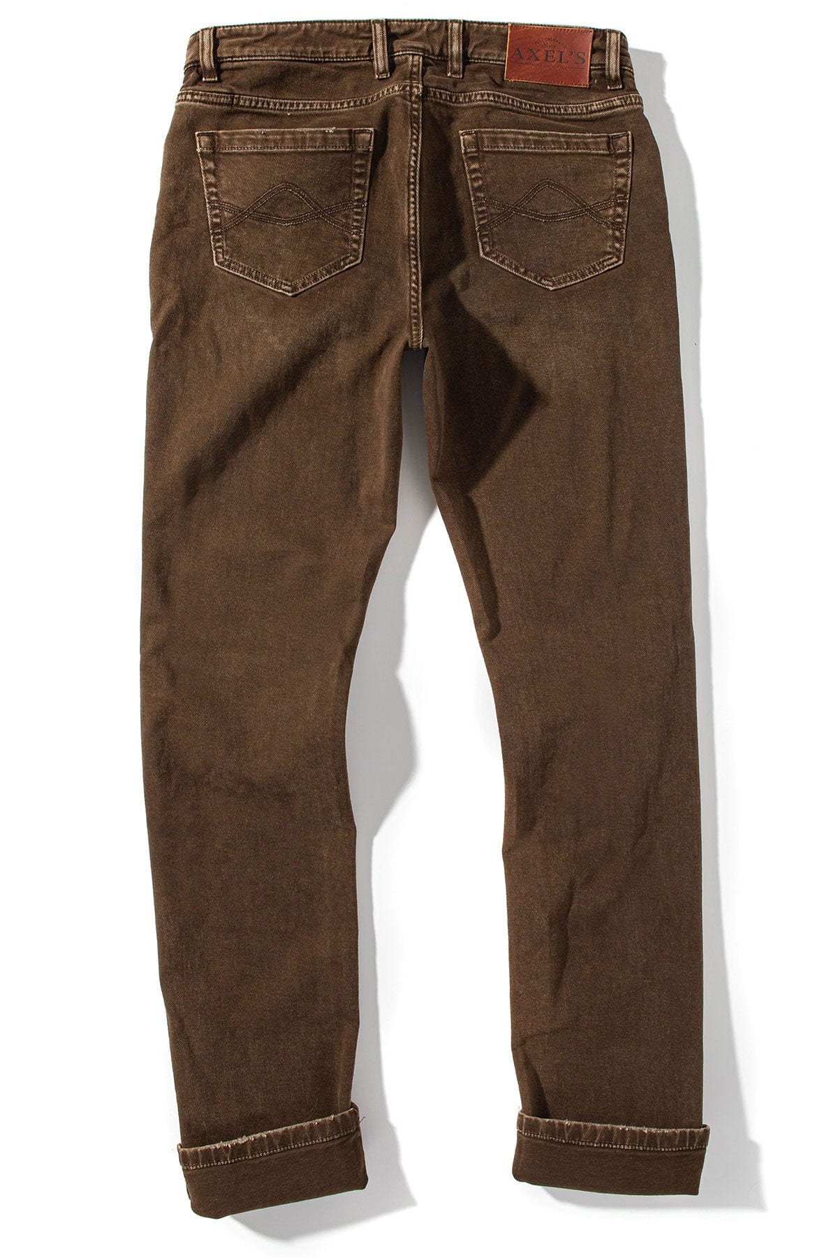 Silverton Worn-In Slim Straight Denim In Liquirizia - AXEL'S