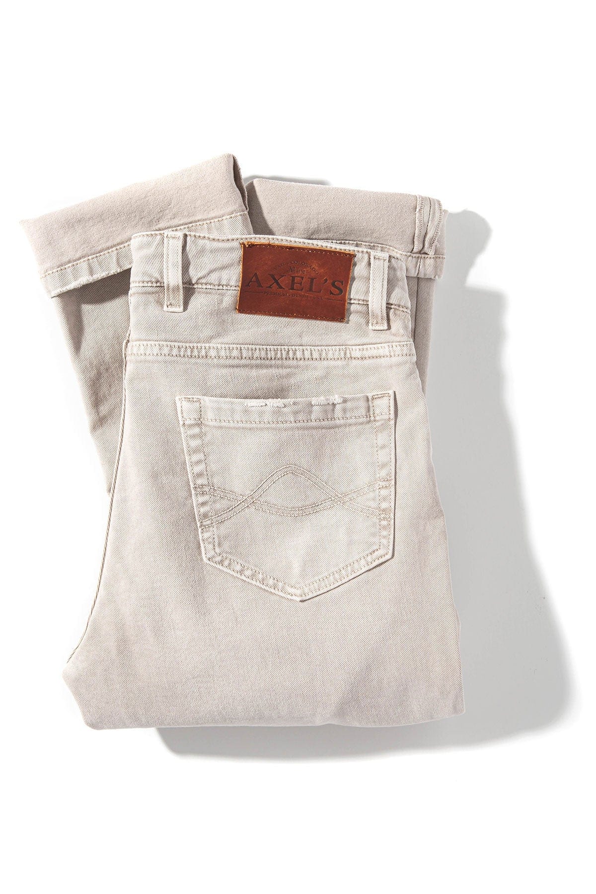 Silverton Worn-In Slim Straight Denim In Sasso - AXEL'S