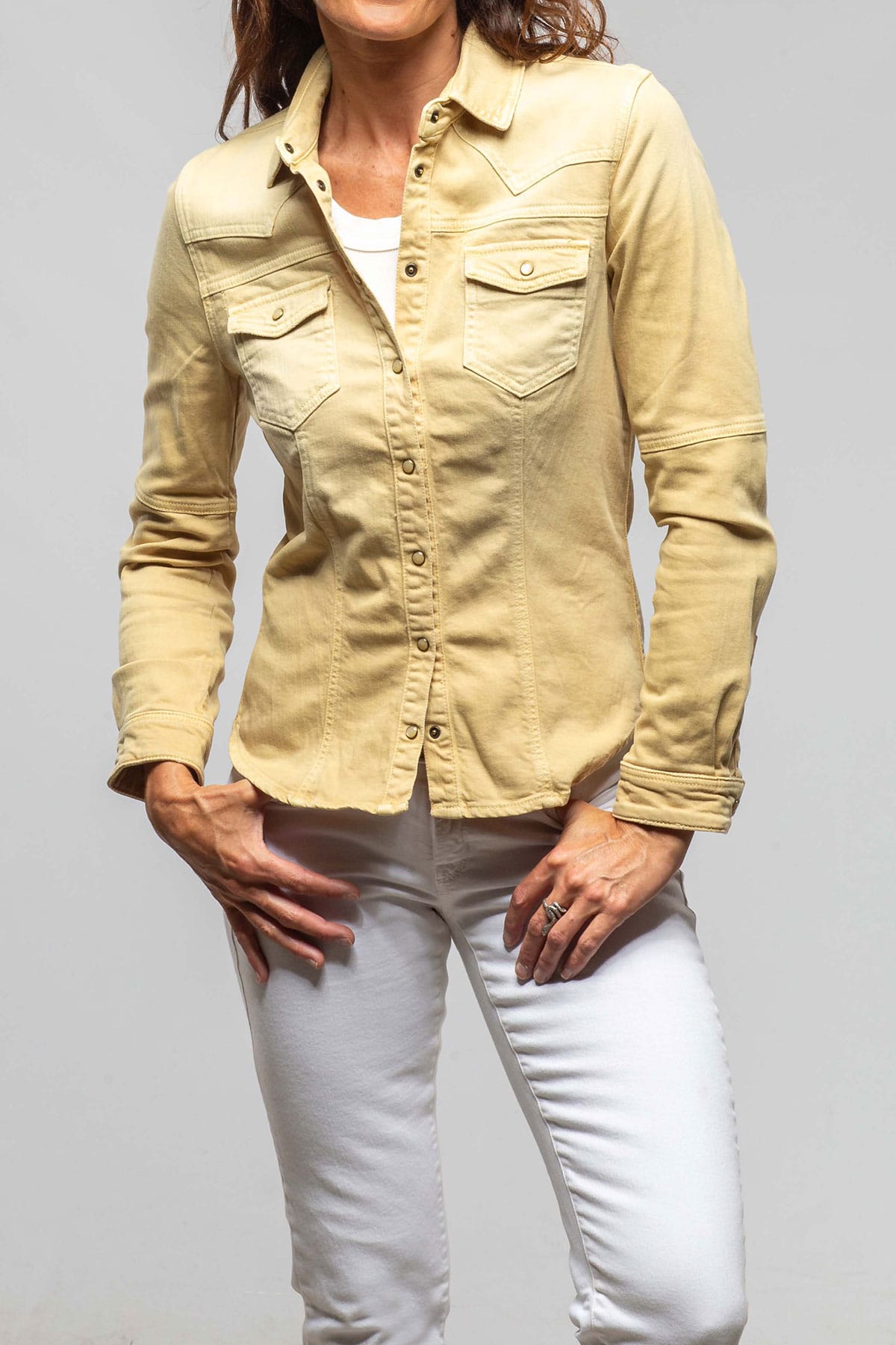Sweetwater Denim Shirt in Lemon - AXEL'S