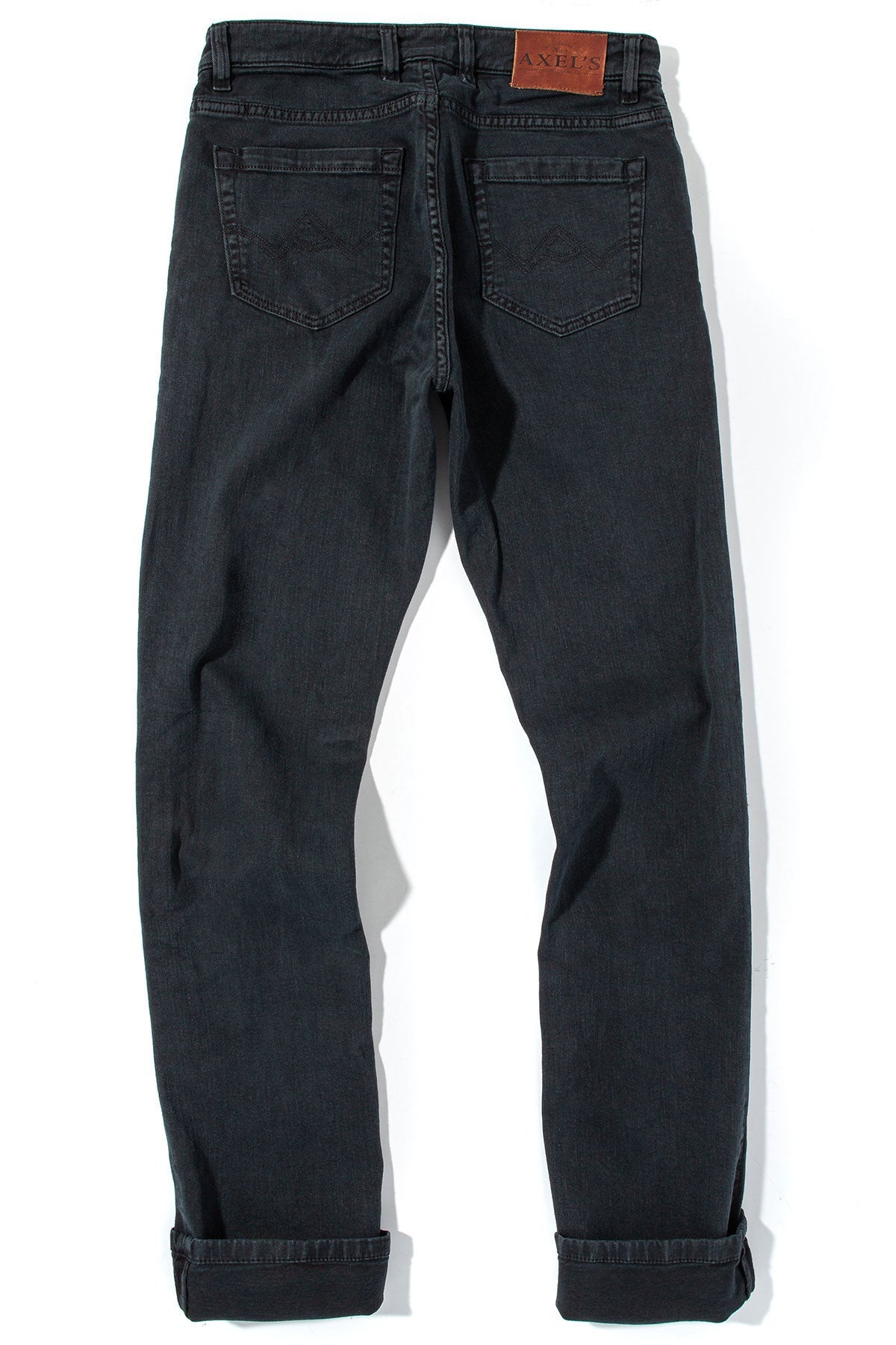 Axel's Premium Denim | Taos Slim Cotton/Linen Denim in Anthracite | Mens - Pants - 5 Pocket