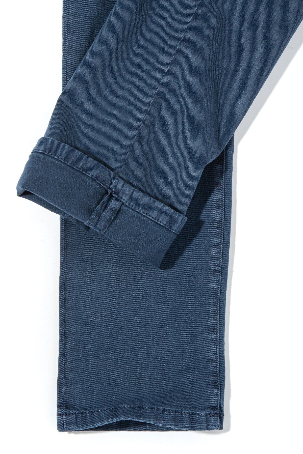Axel's Premium Denim | Taos Slim Cotton/Linen Denim in Blu Oxford | Mens - Pants - 5 Pocket