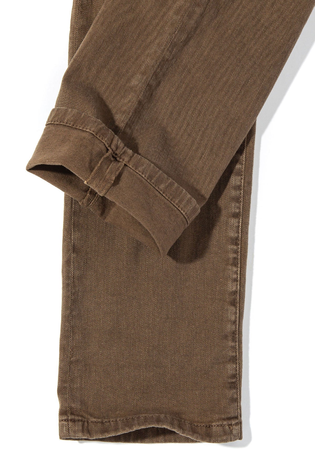 Axel's Premium Denim | Taos Slim Cotton/Linen Denim in Liquirizia | Mens - Pants - 5 Pocket