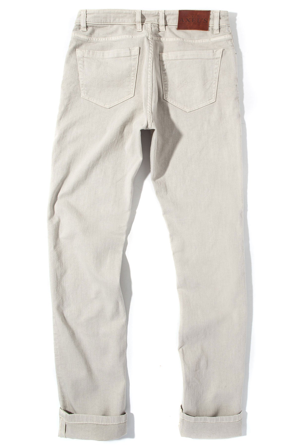 Axel's Premium Denim | Taos Slim Cotton/Linen Denim in Sasso | Mens - Pants - 5 Pocket