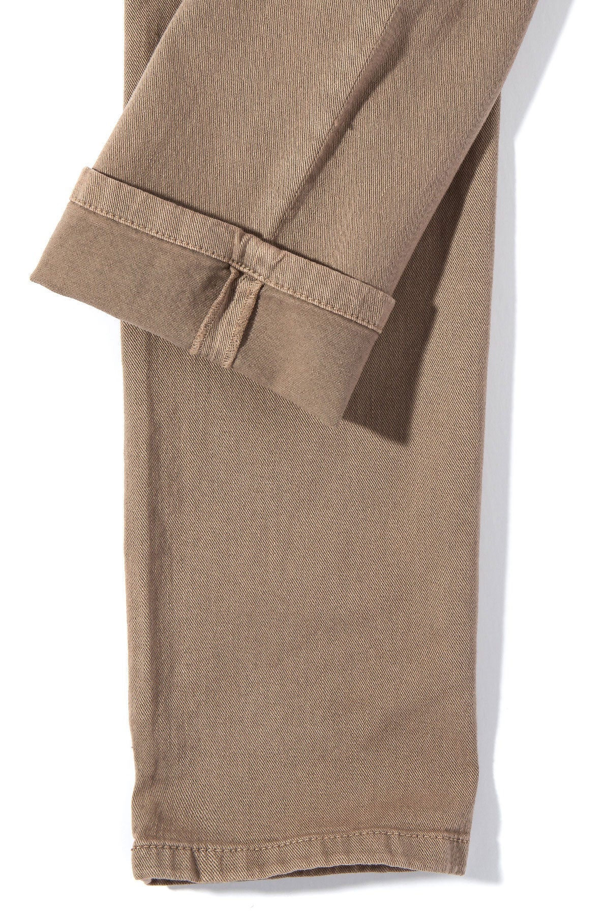 Axel's Premium Denim | Taos Slim Cotton/Linen Denim in Tortora | Mens - Pants - 5 Pocket