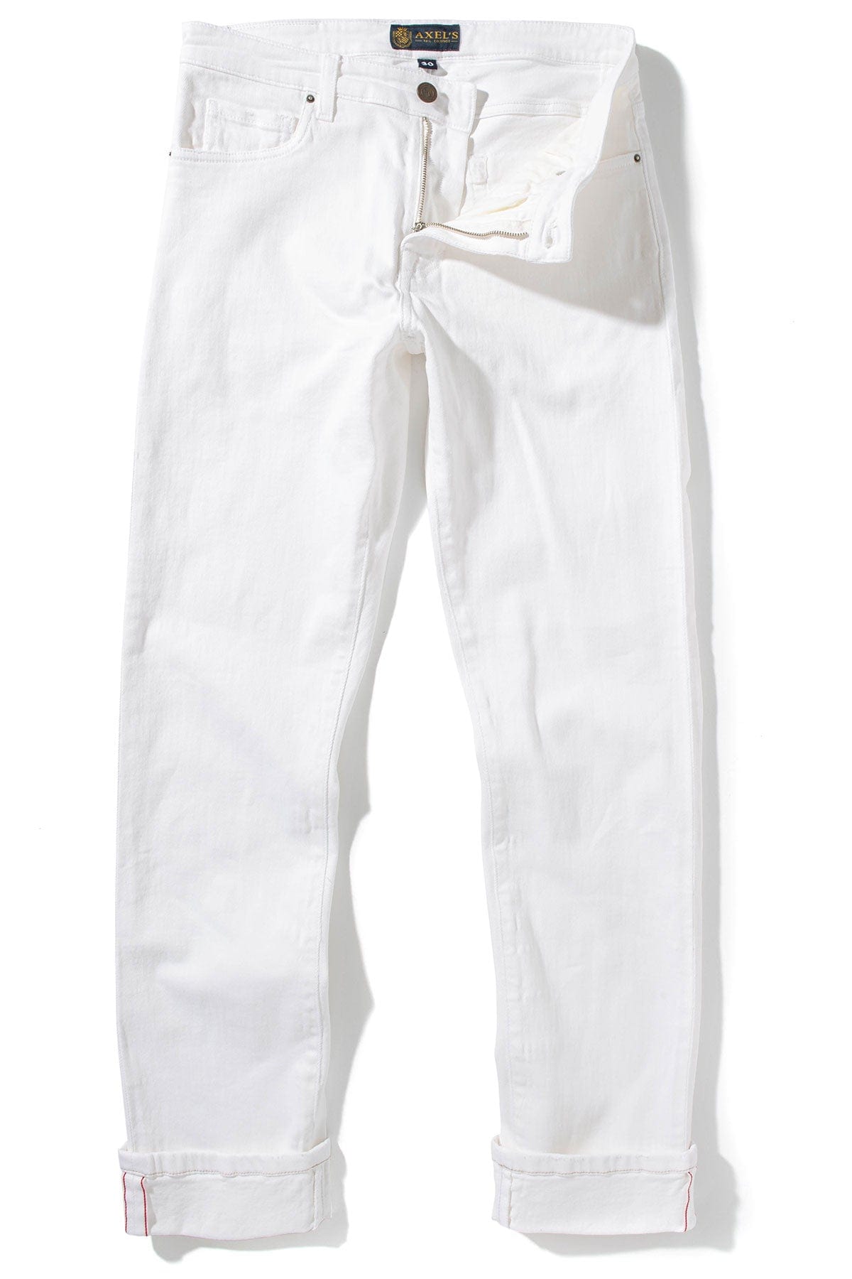 Tucson Selvedge Denim In Bianco - AXEL'S