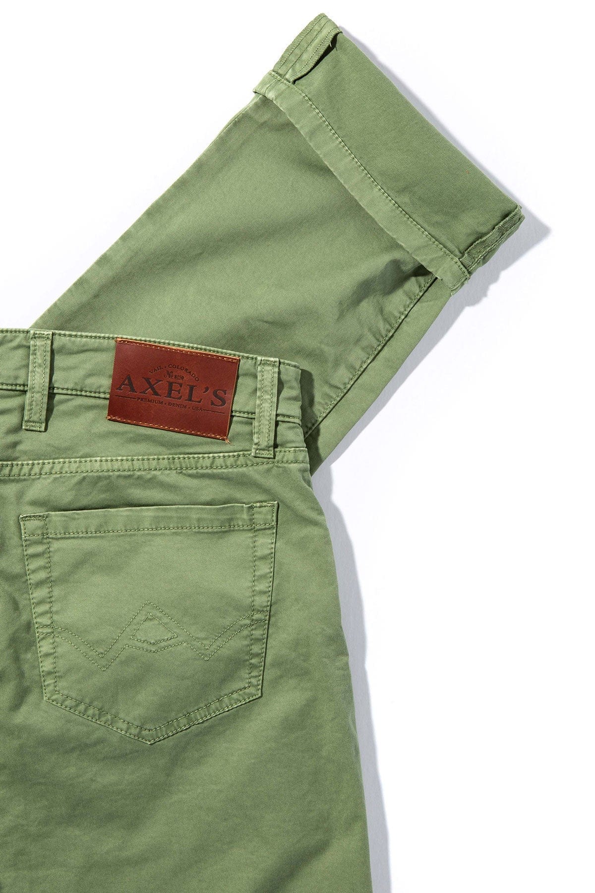 Flagstaff Performance Denim In Menta - AXEL'S