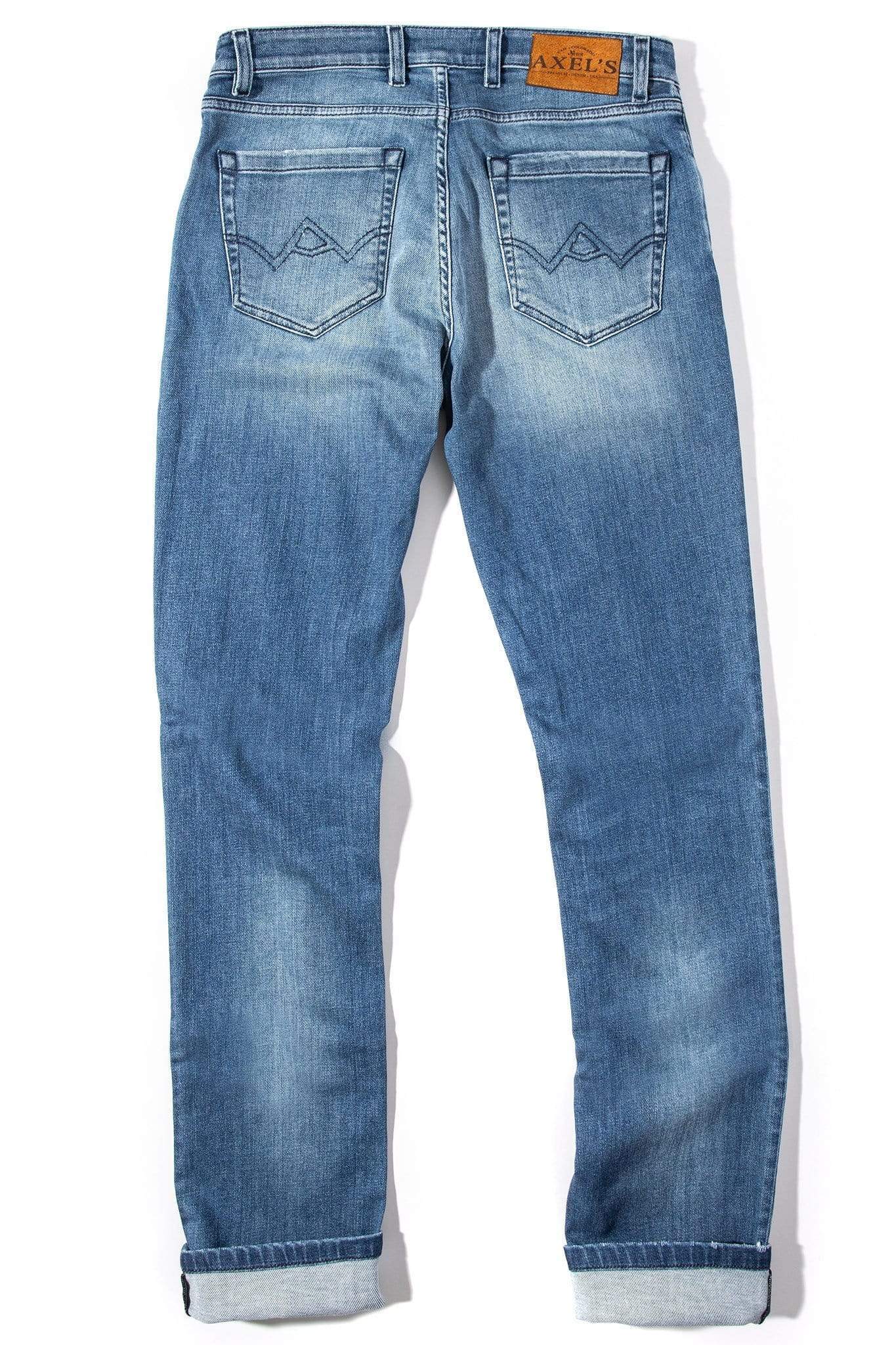 Jebel Jean in Mid Dark Blue Denim - AXEL'S