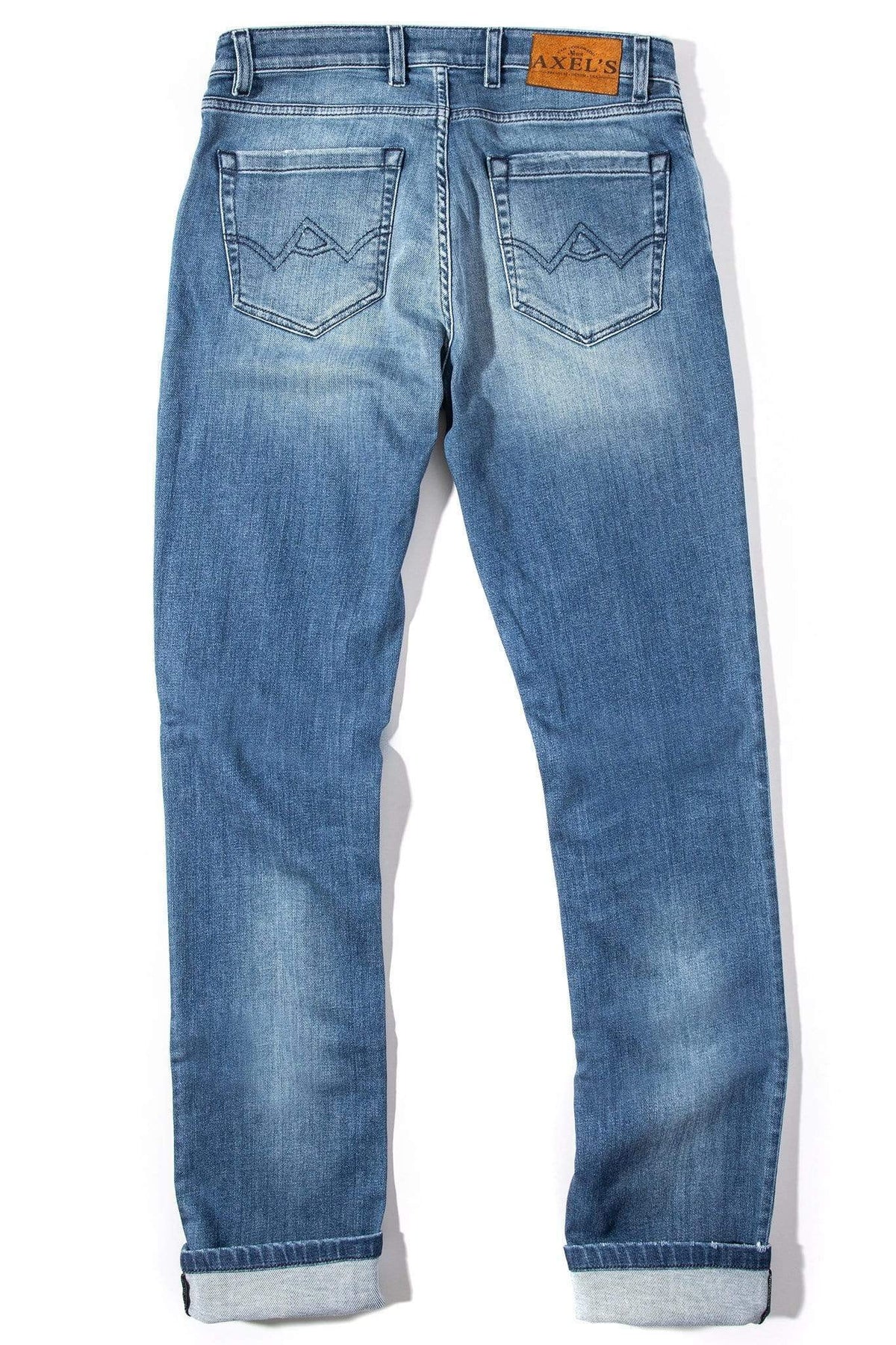 Jebel Jean in Mid Dark Blue Denim - AXEL'S