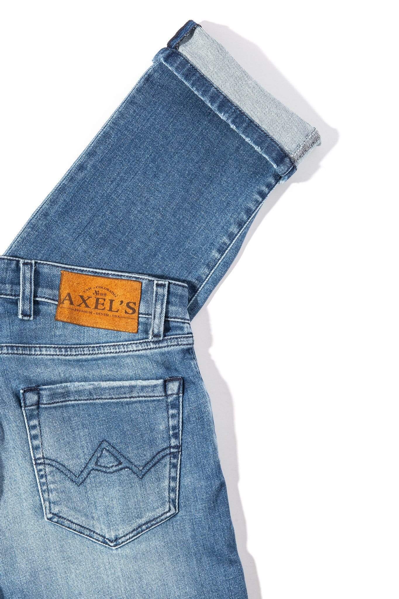 Jebel Jean in Mid Dark Blue Denim - AXEL'S