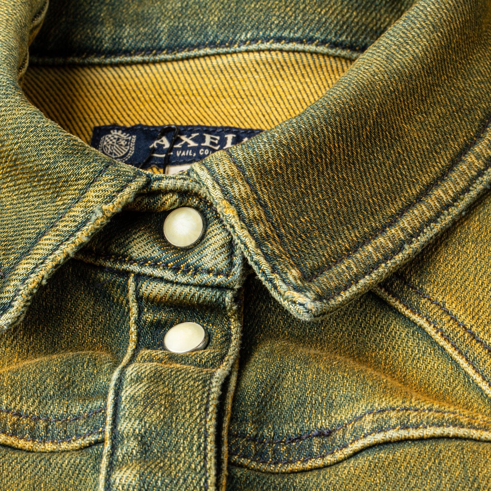 Maddi Fitted Western Snap Shirt In Marigold - AXEL'S