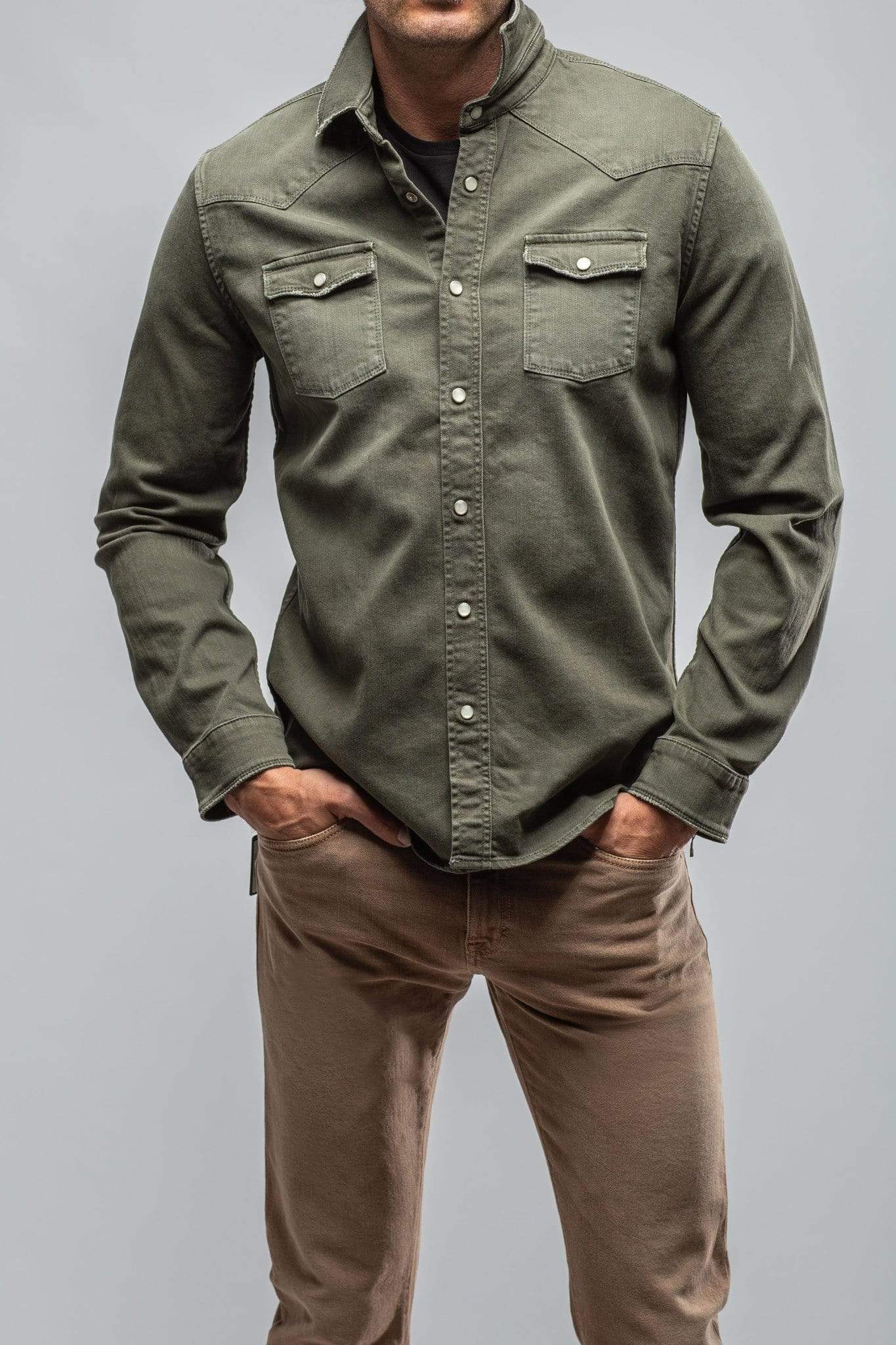 military dress shirts for men US Army Green Service Dress Shirt