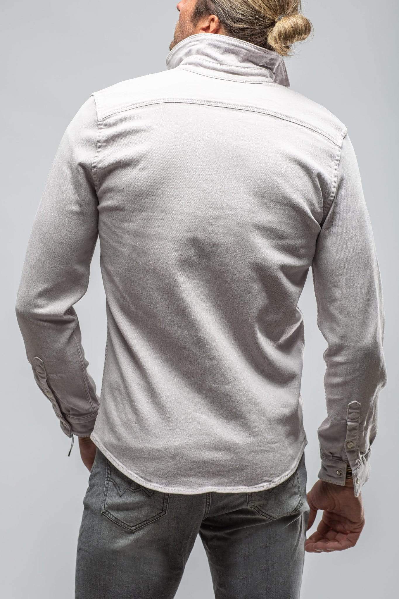 Ranger Colored Denim Snap Shirt In Hickory Root - AXEL'S