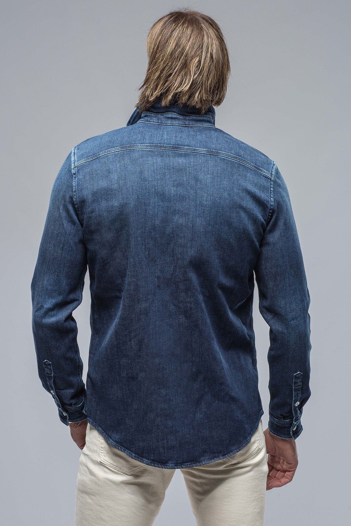 Roper Over-Dyed Western Snap Shirt In Dark Blue - AXEL'S