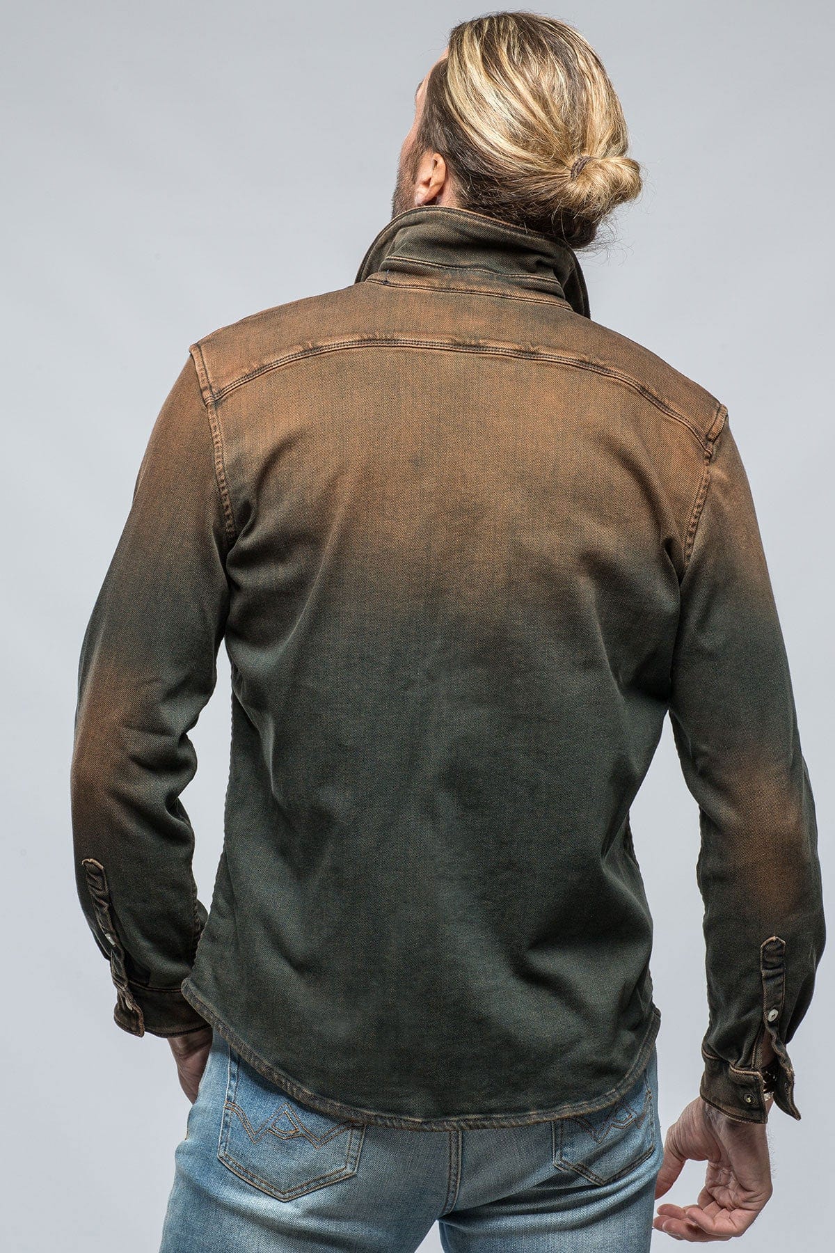Roper Over-Dyed Western Snap Shirt In Ironside - AXEL'S