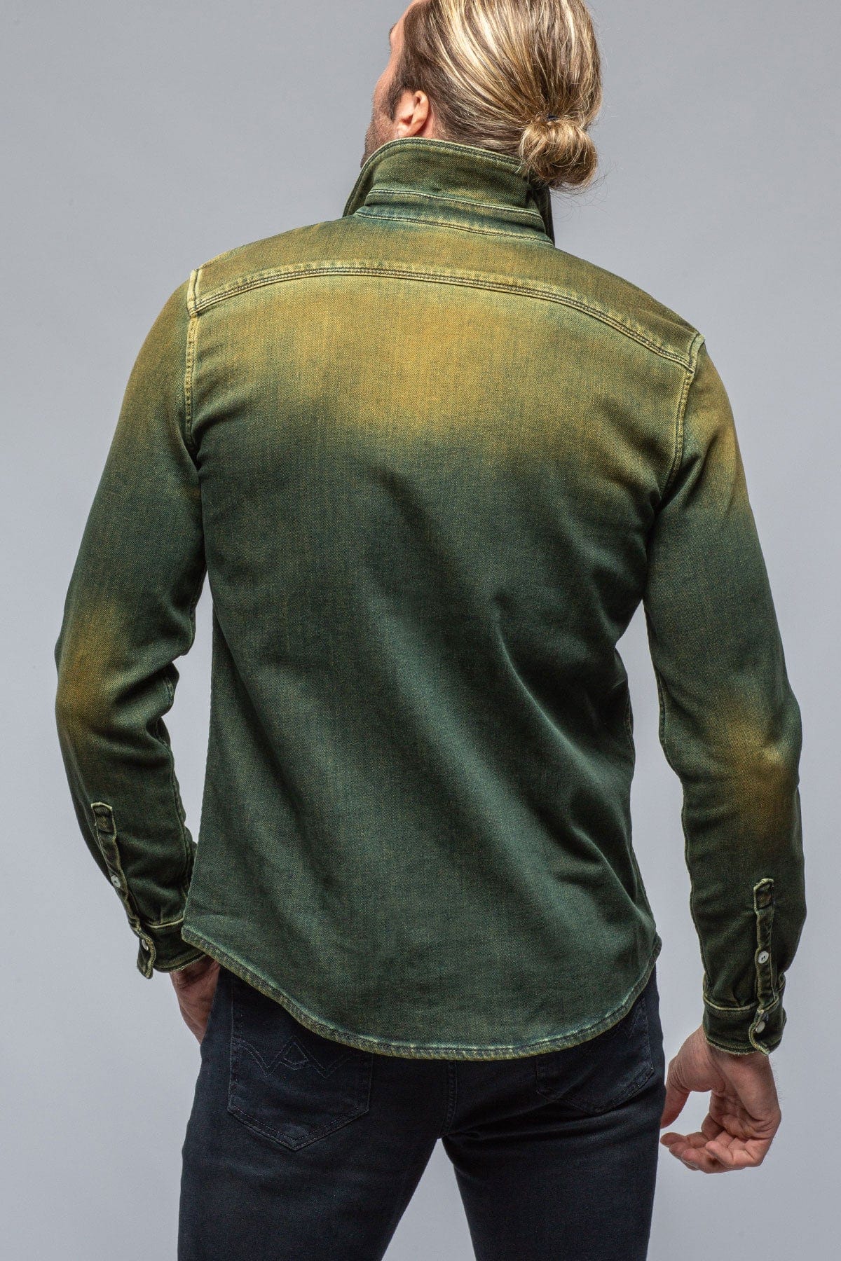 Roper Over-Dyed Western Snap Shirt In Ocra - AXEL'S