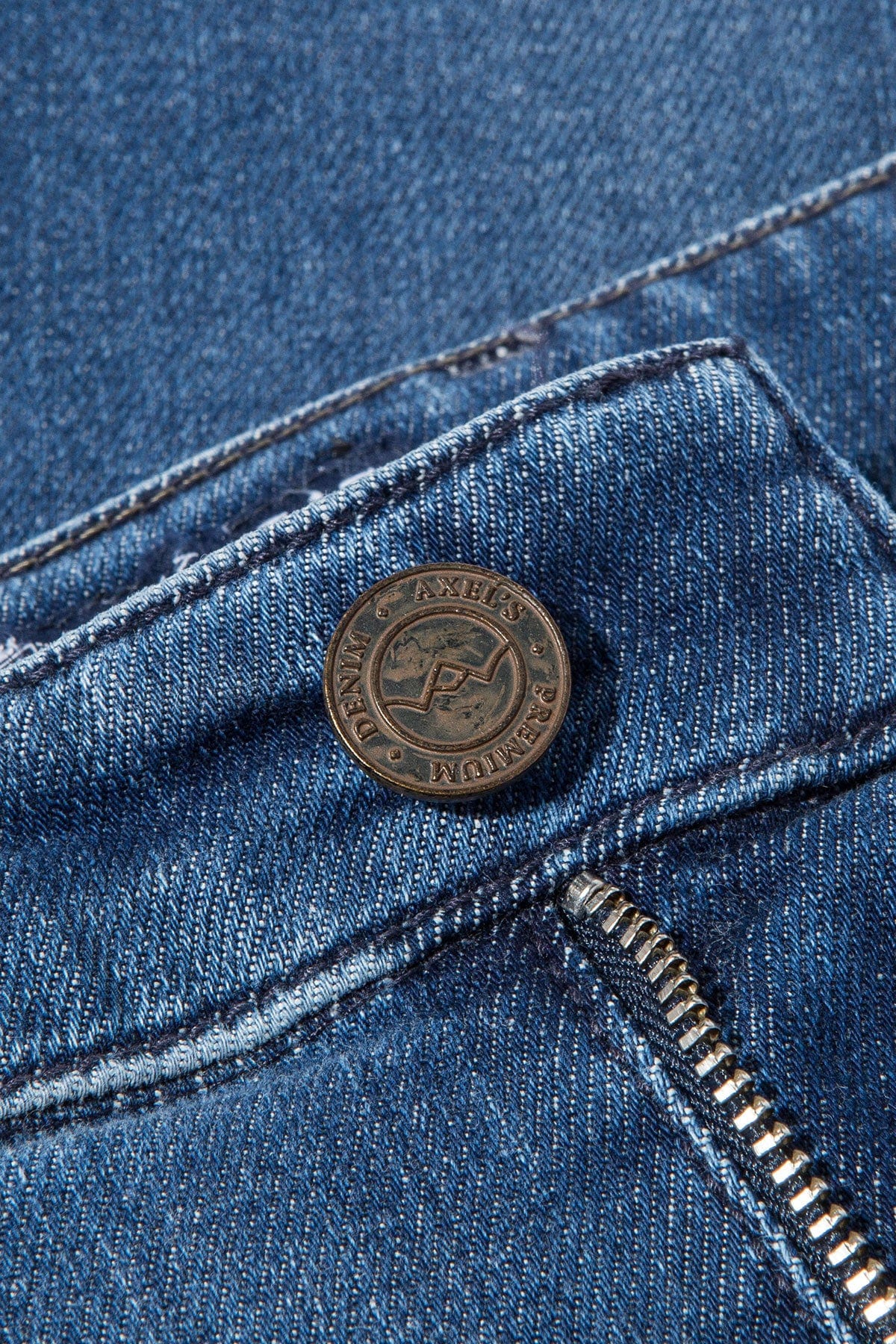 Sedona Denim In Mid Dark Blue - AXEL'S