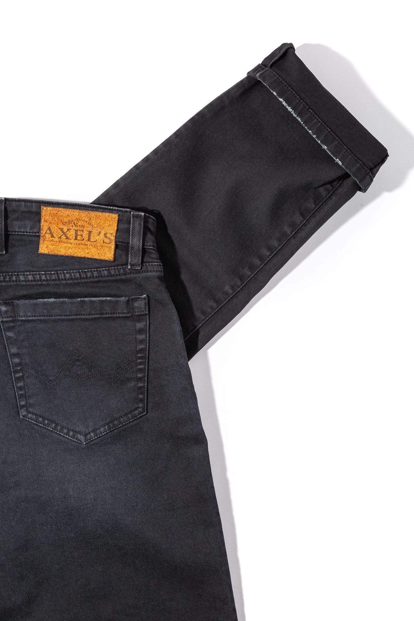 Silverton Colored Denim In Antracite - AXEL'S