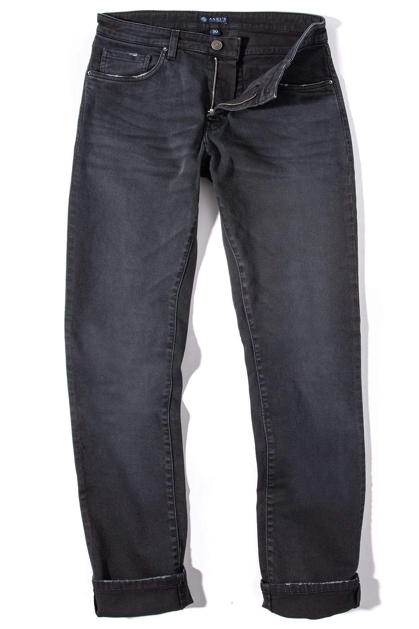 Silverton Colored Denim In Antracite - AXEL'S