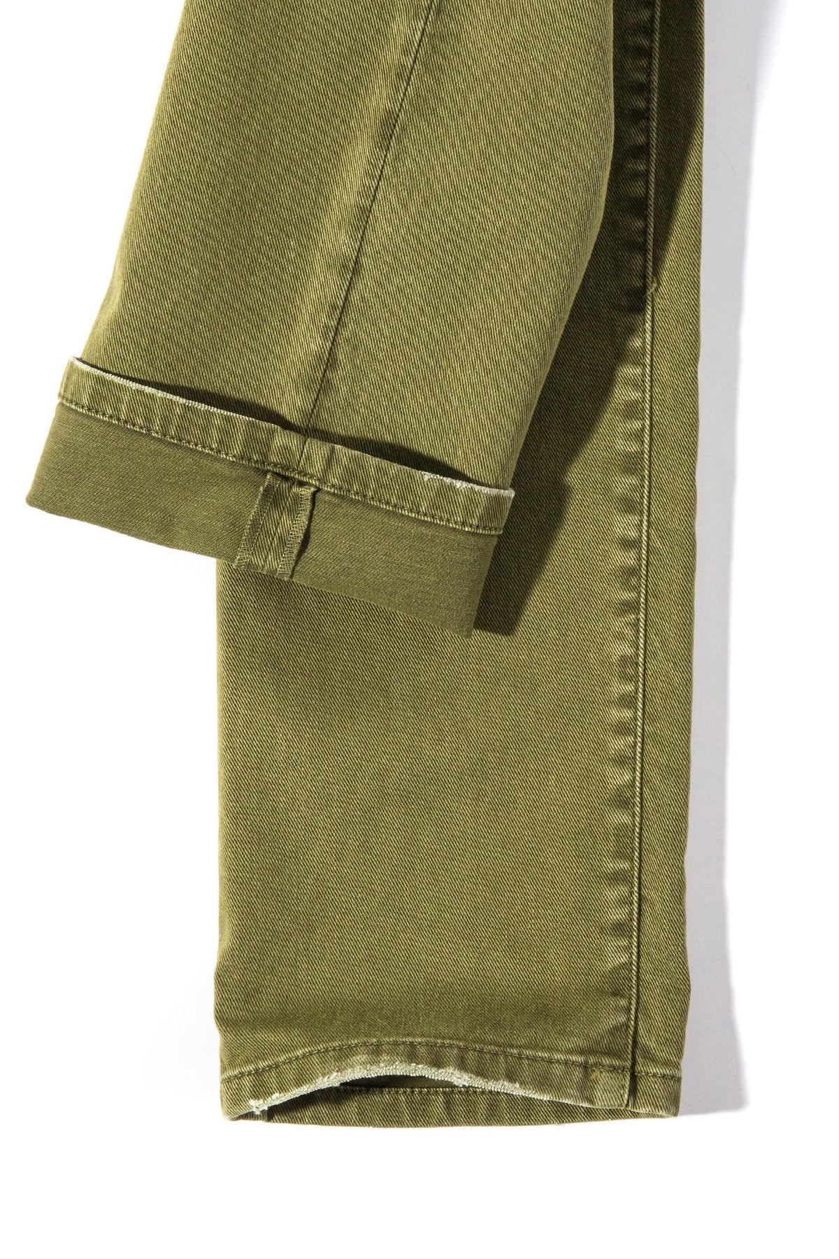 Axels Premium Denim | Silverton Colored Denim In Avocado | Mens - Pants - 5 Pocket
