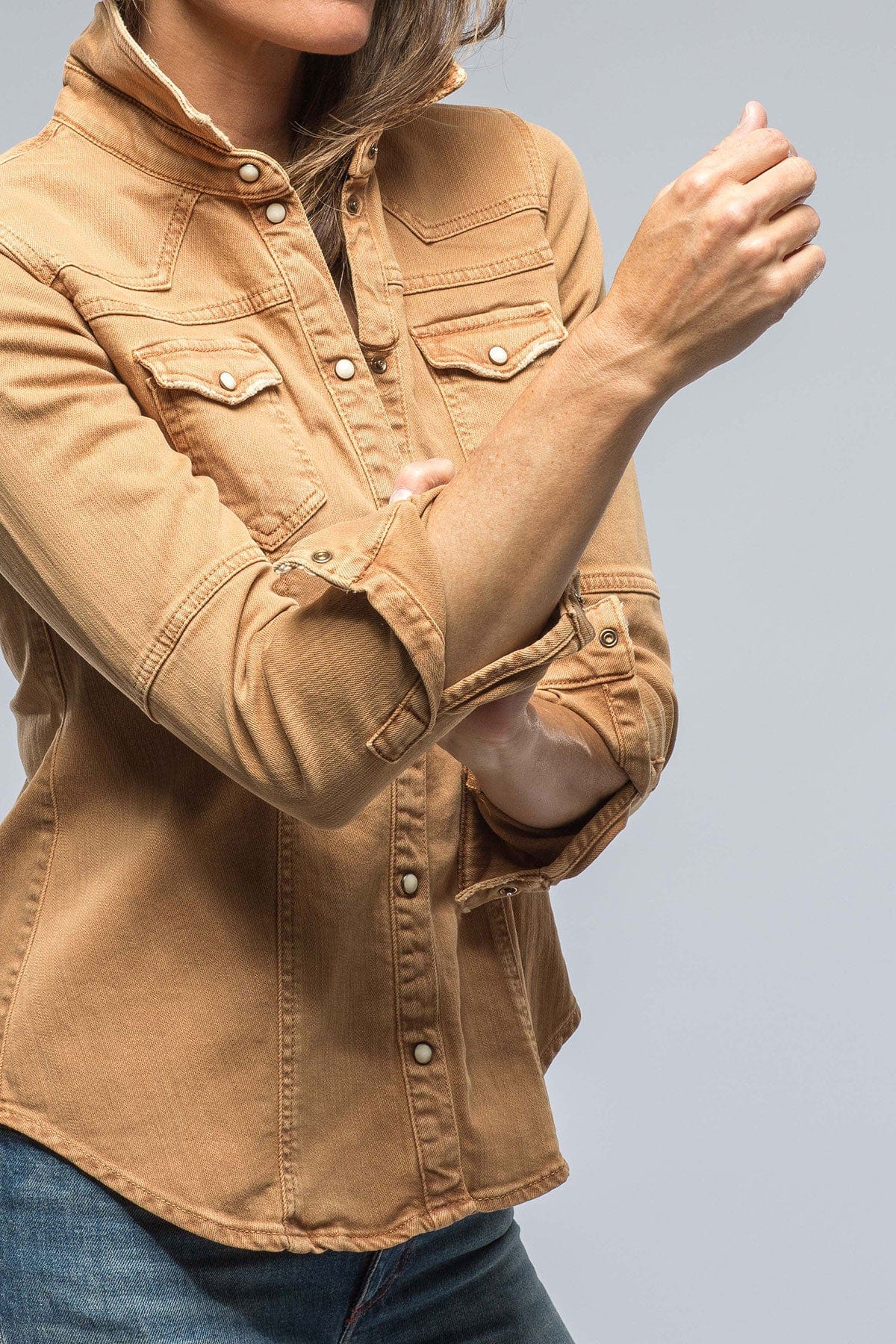 Sweetwater Denim Shirt in Cognac - AXEL'S