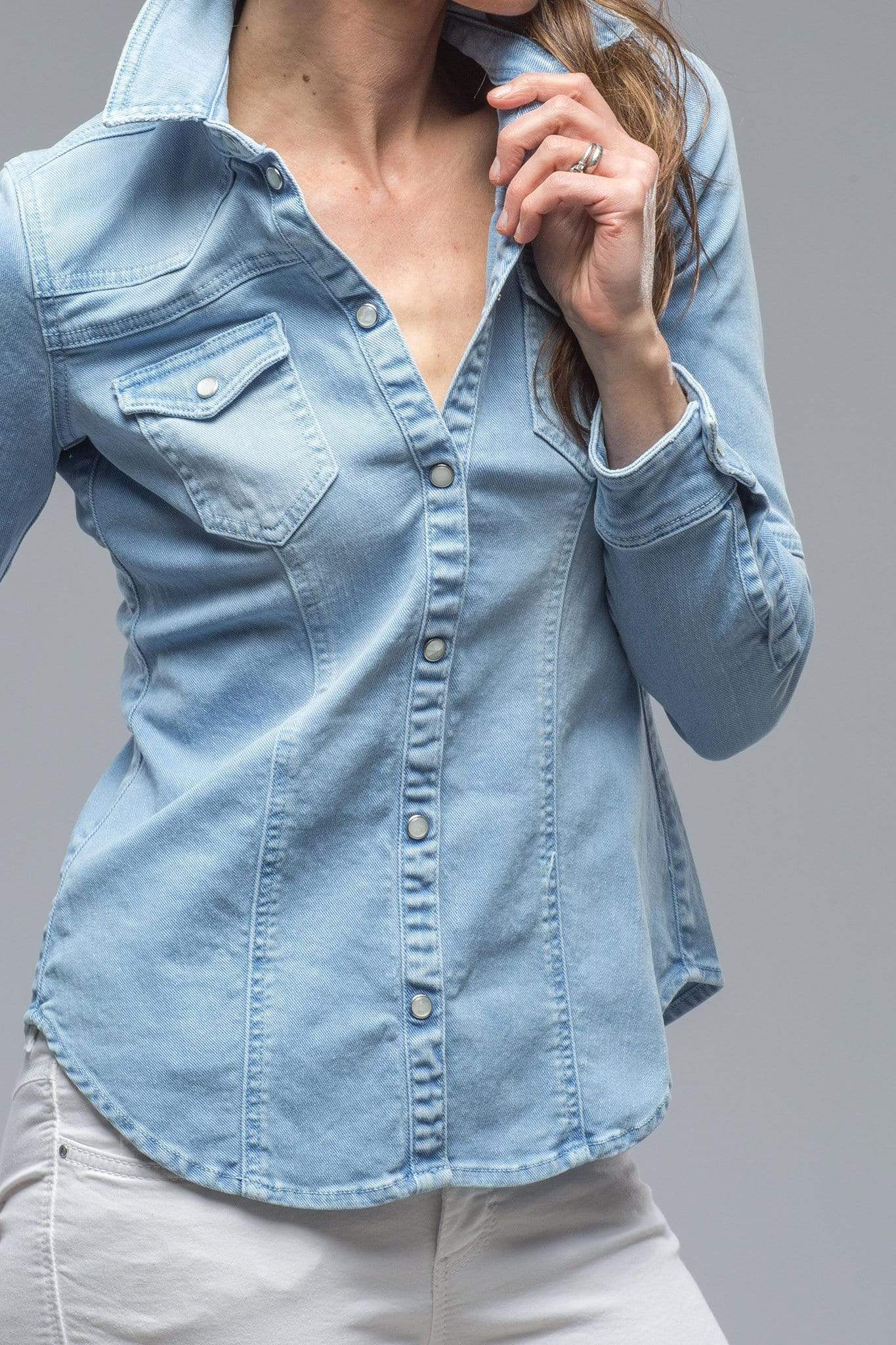 Sweetwater Denim Shirt in Peacock - AXEL'S