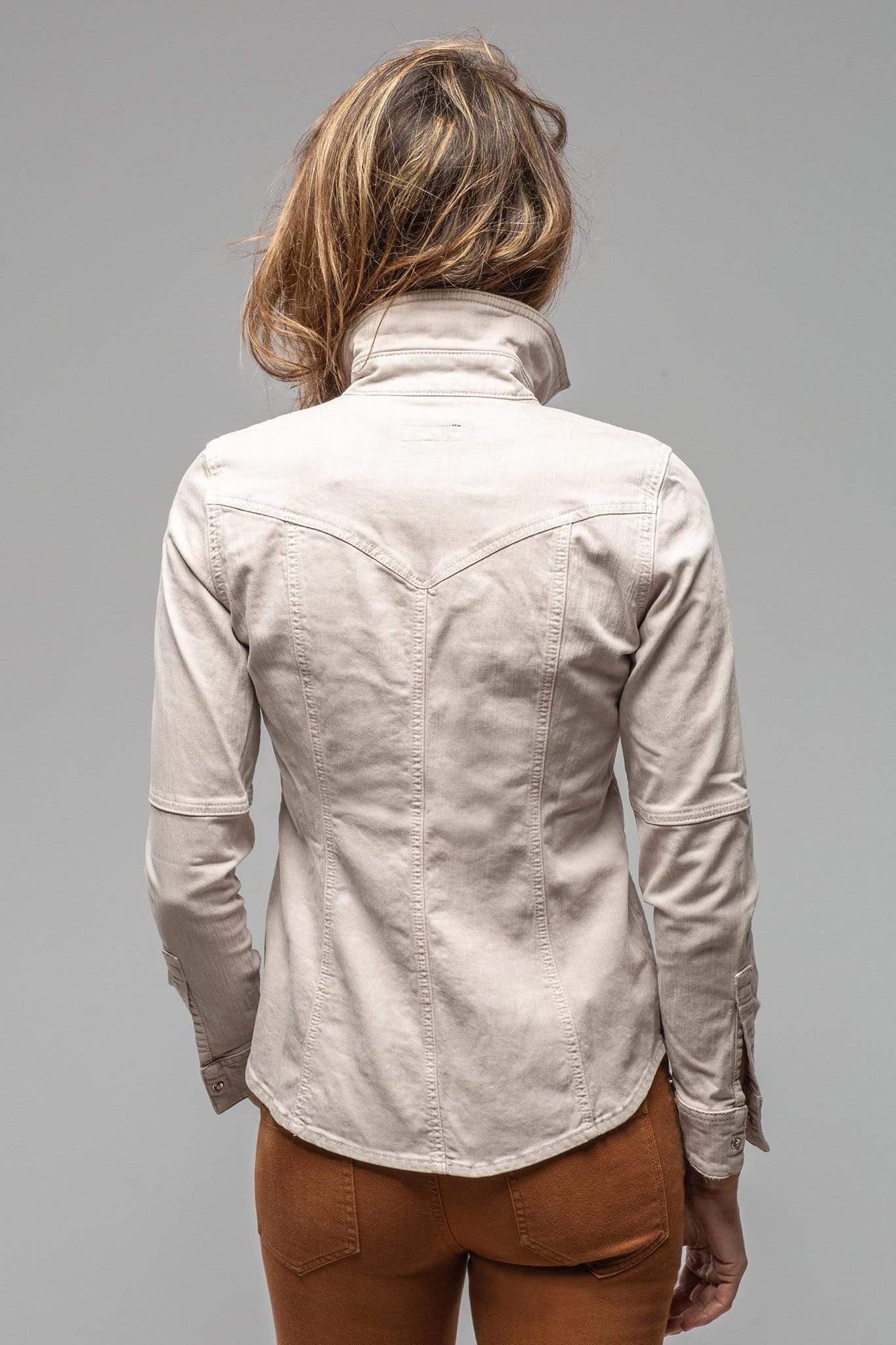 Sweetwater Stone Wash Denim Shirt In Sasso - AXEL'S