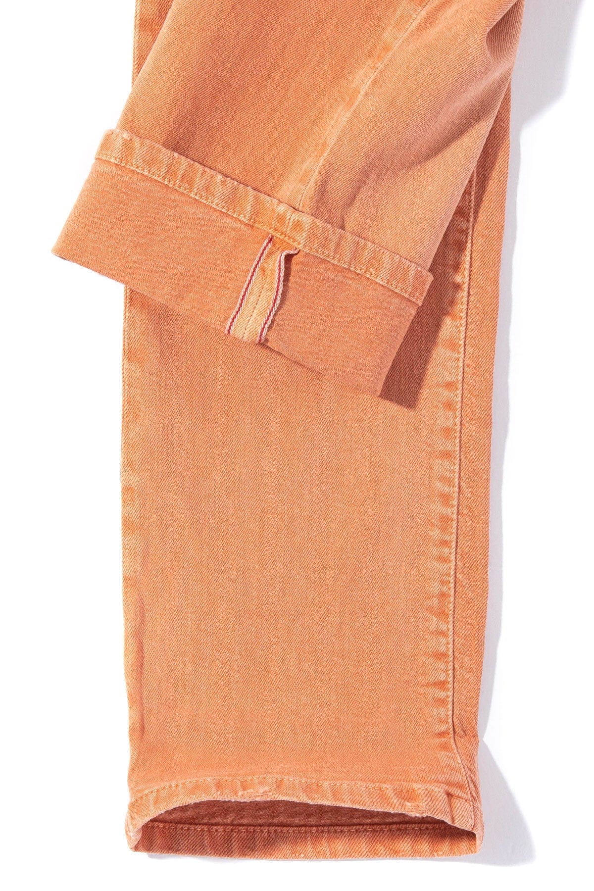 Tucson Selvedge Denim In Arancio - AXEL'S
