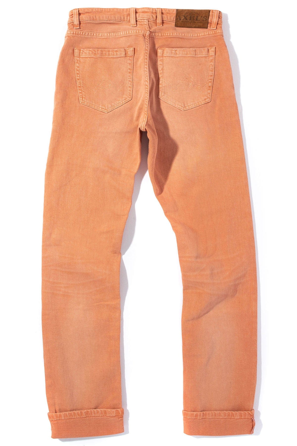 Tucson Selvedge Denim In Arancio - AXEL'S
