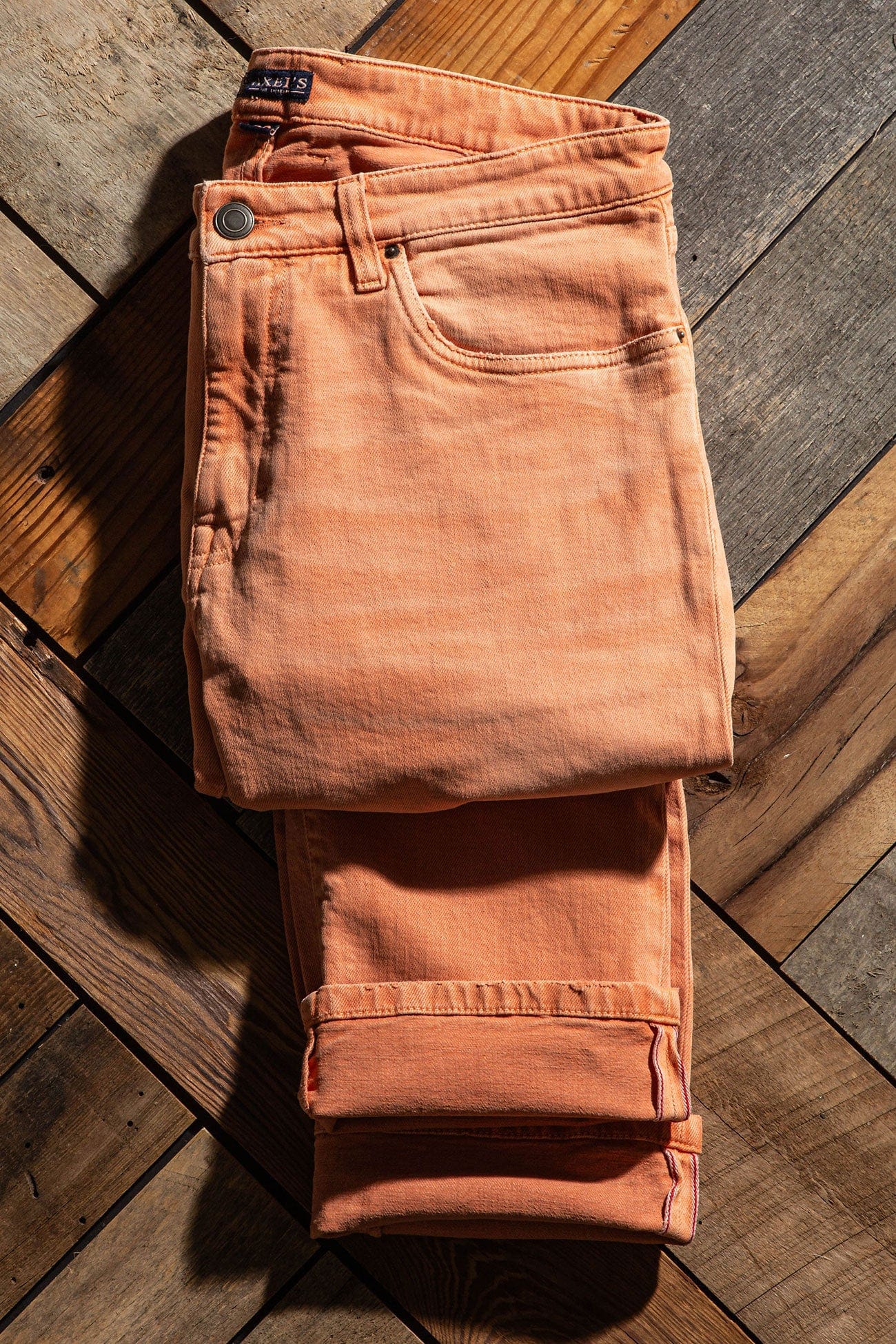 Tucson Selvedge Denim In Arancio - AXEL'S