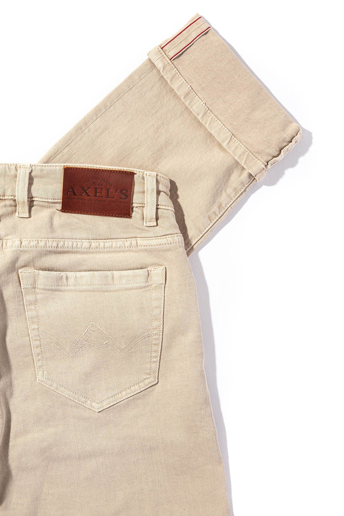 Tucson Selvedge Denim In Ecru - AXEL'S